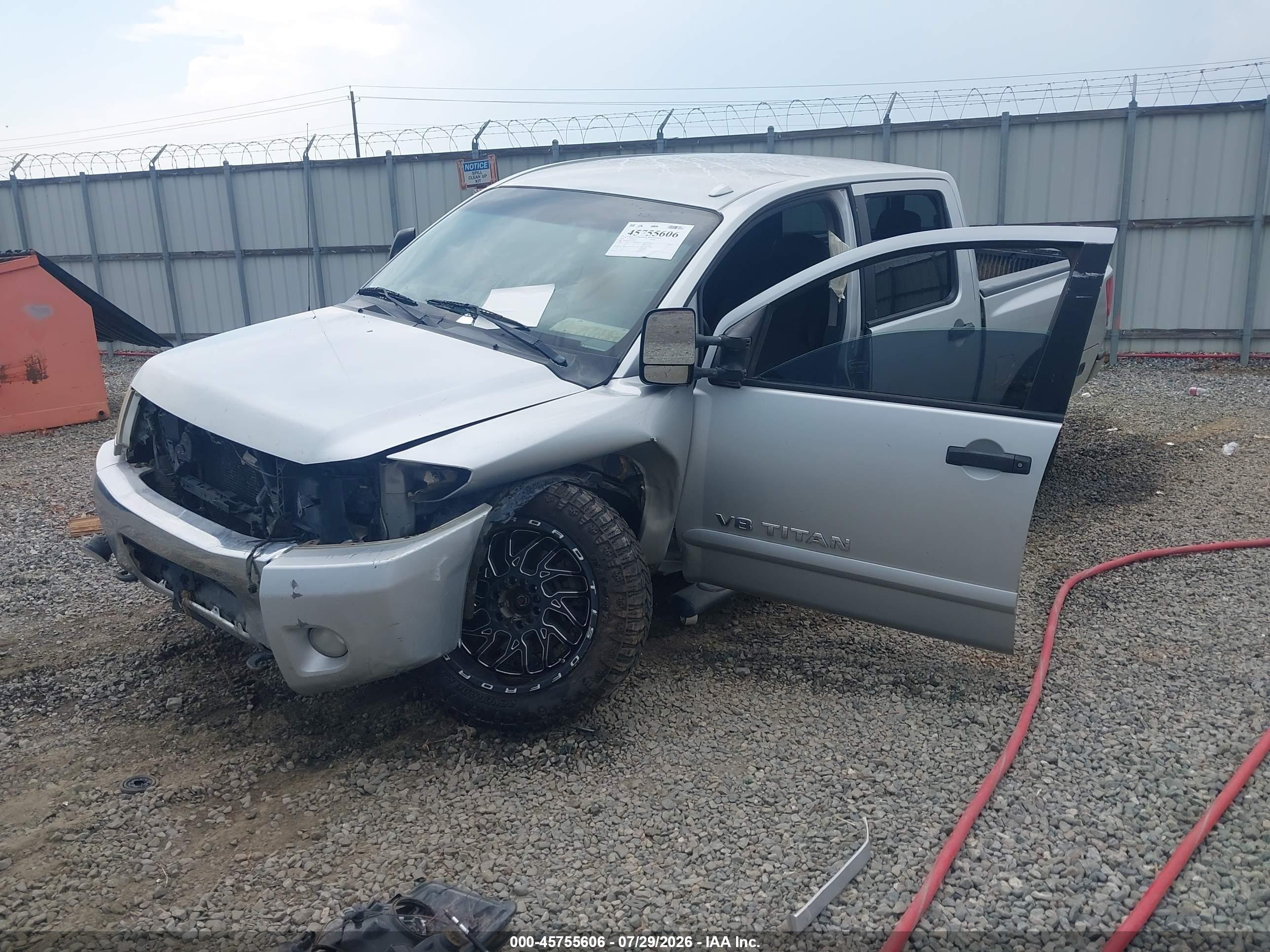 2014 Nissan Titan Sv Silver vin: 1N6BA0EC3EN509385