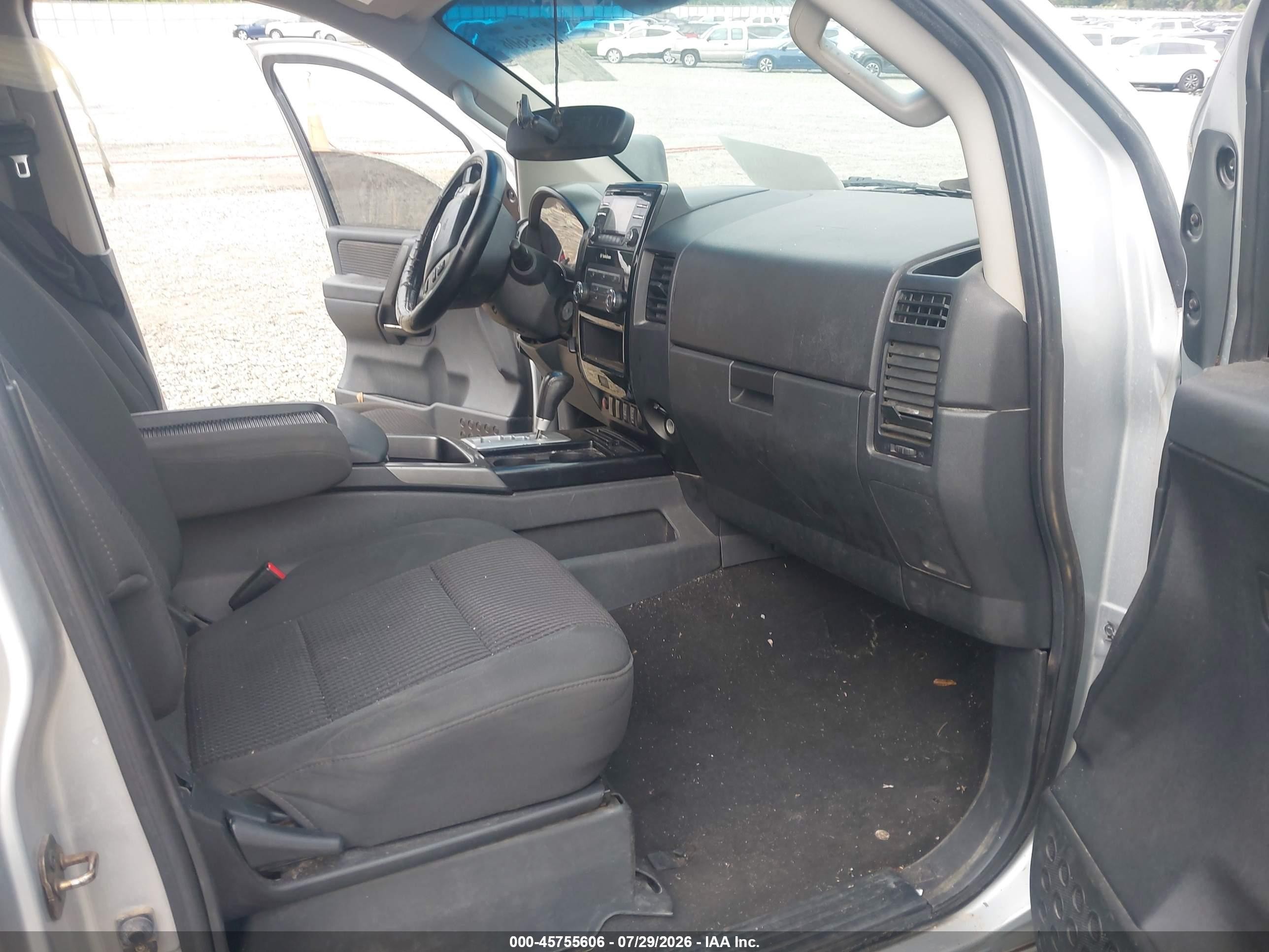 2014 Nissan Titan Sv Silver vin: 1N6BA0EC3EN509385