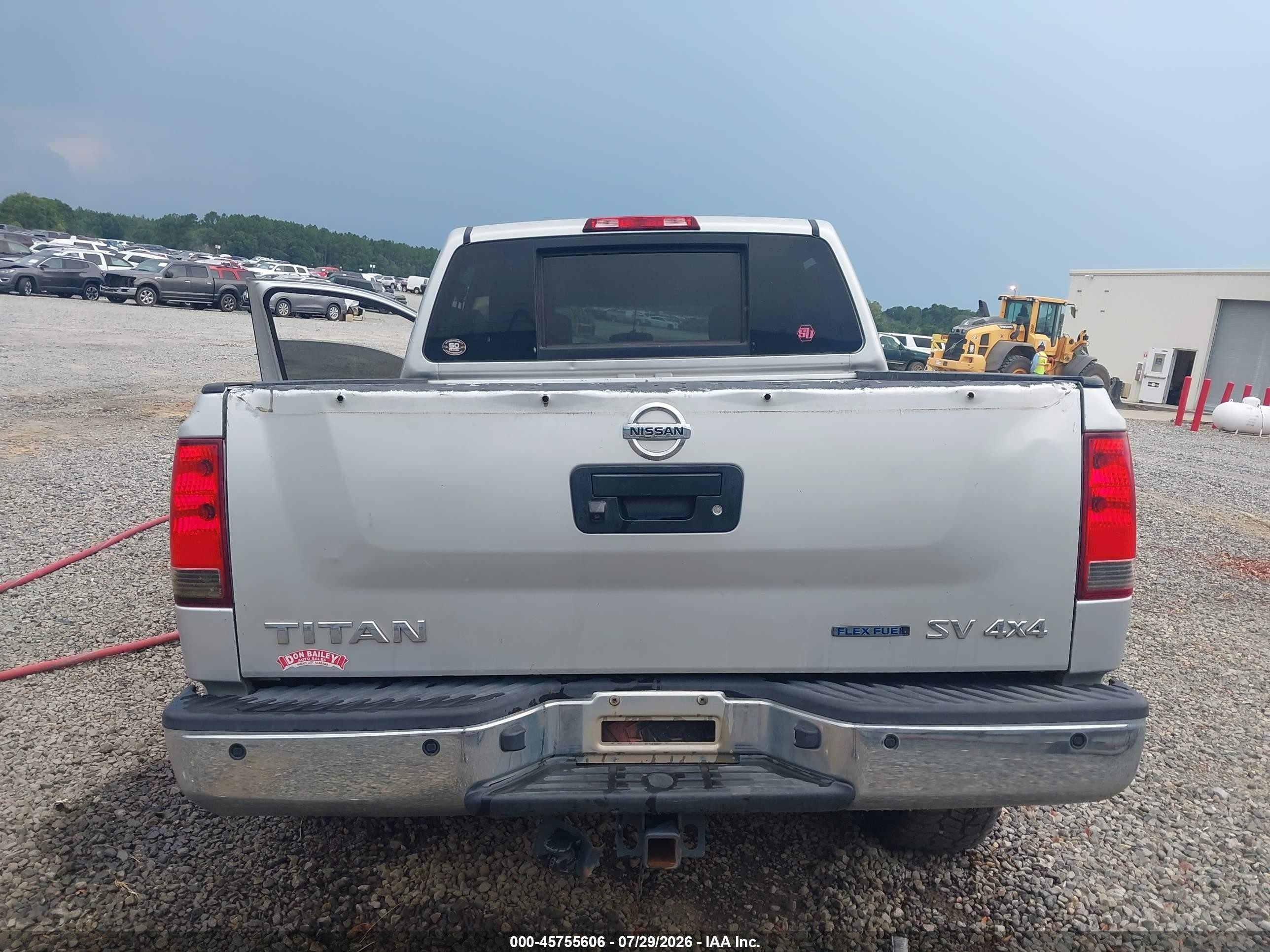 2014 Nissan Titan Sv Silver vin: 1N6BA0EC3EN509385