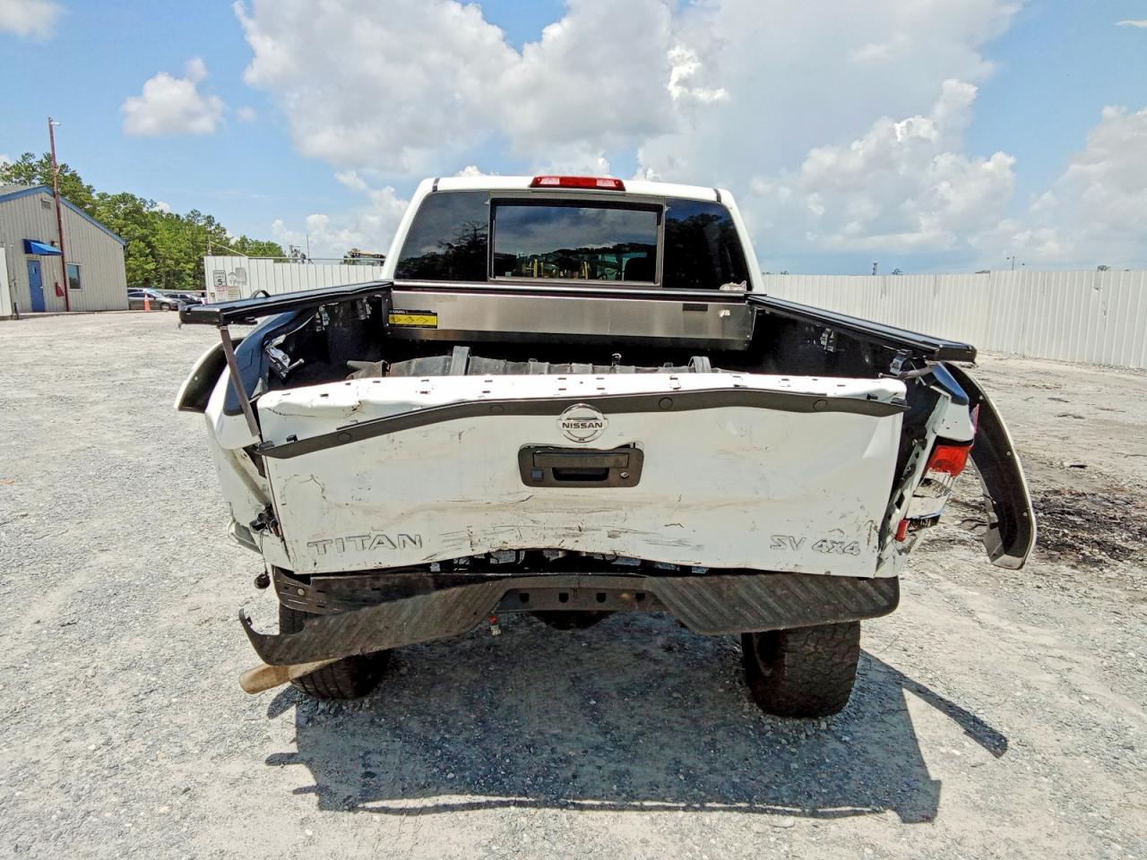 2015 Nissan Titan Sv White vin: 1N6BA0EC3FN513101
