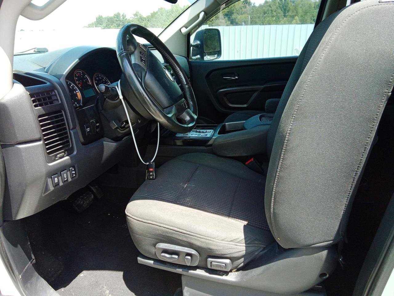 2015 Nissan Titan Sv White vin: 1N6BA0EC3FN513101