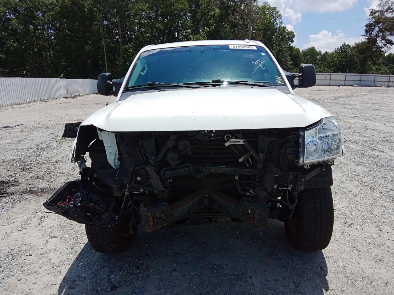 2015 Nissan Titan Sv White vin: 1N6BA0EC3FN513101