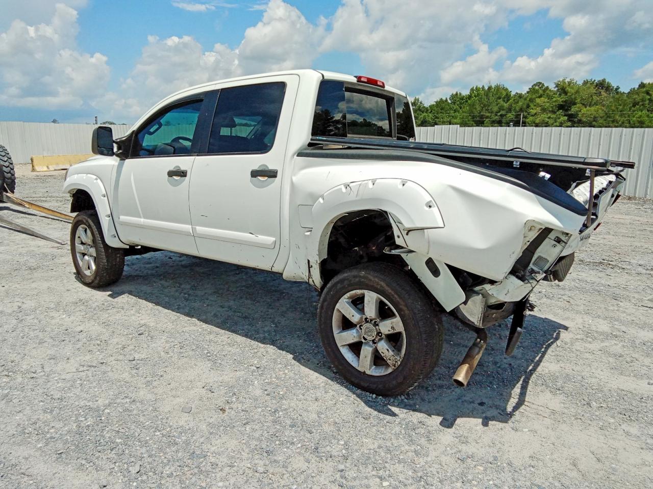 2015 Nissan Titan Sv White vin: 1N6BA0EC3FN513101