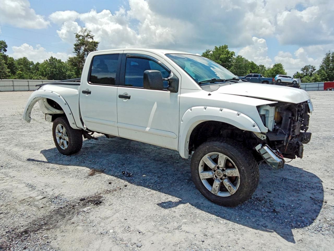 2015 Nissan Titan Sv White vin: 1N6BA0EC3FN513101