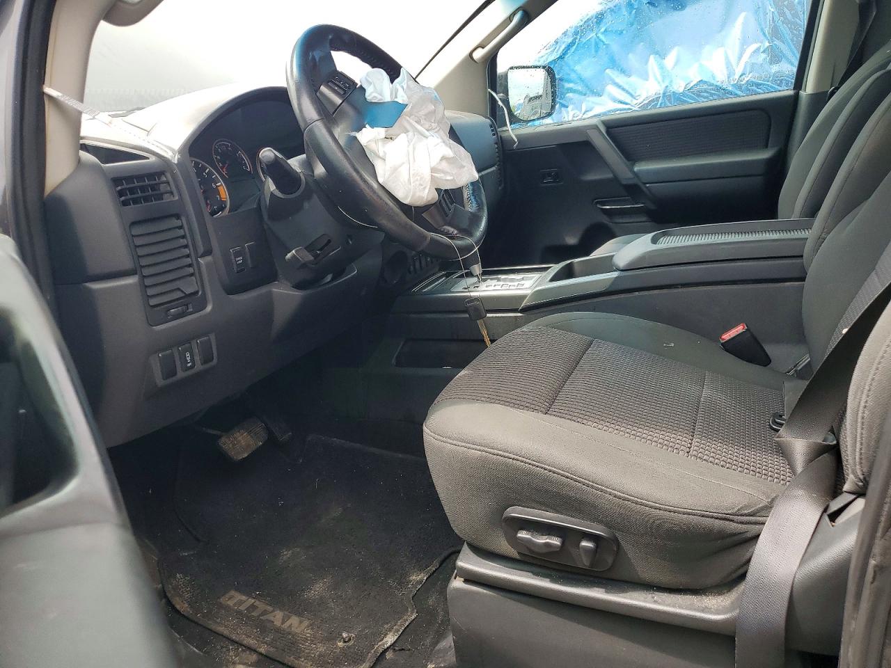 2012 Nissan Titan Sv Gray vin: 1N6BA0EC4CN311900