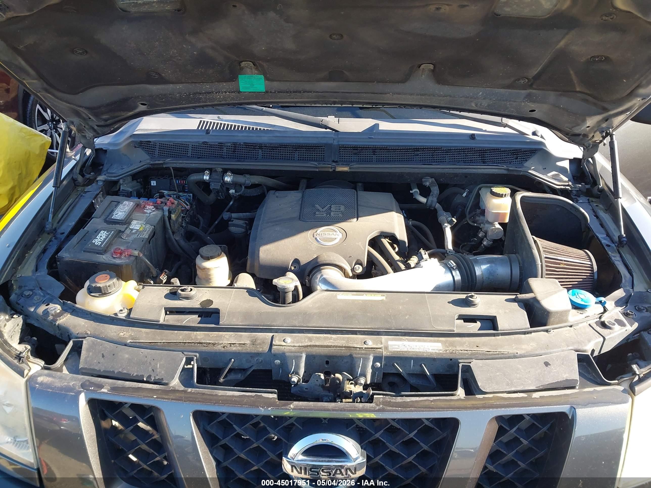 2012 Nissan Titan Pro-4x Серый vin: 1N6BA0EC4CN323352