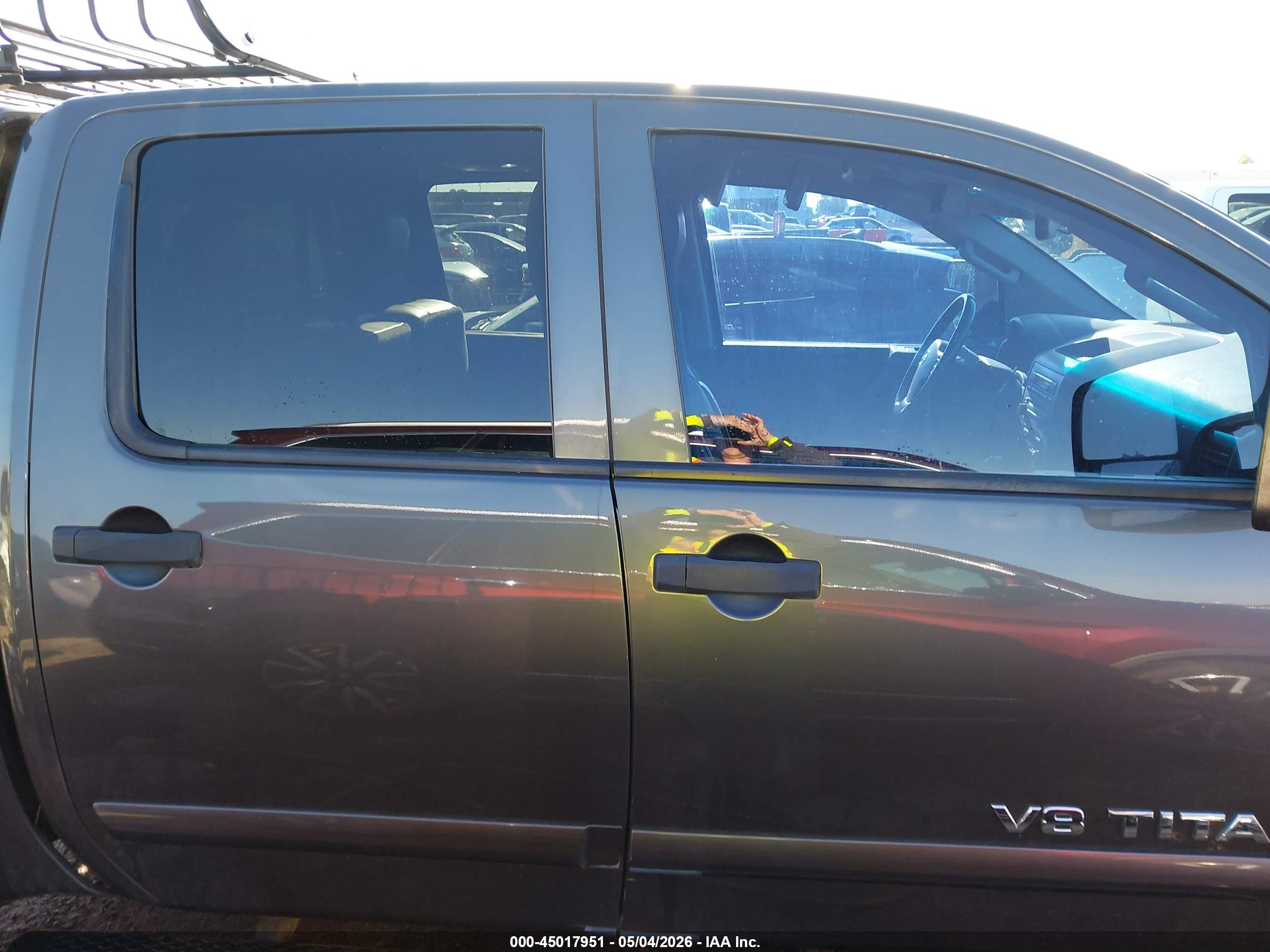 2012 Nissan Titan Pro-4x Серый vin: 1N6BA0EC4CN323352