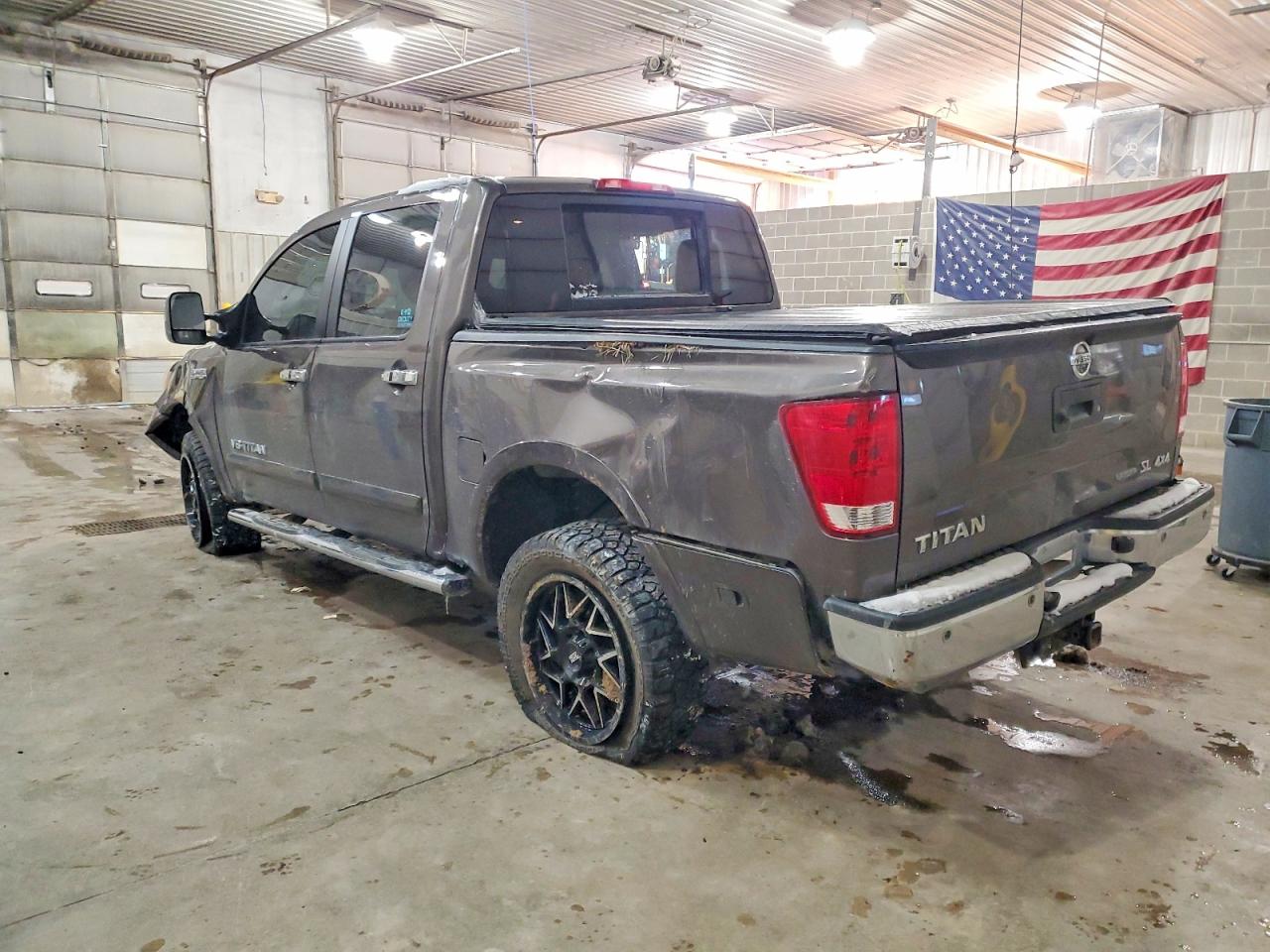 2014 Nissan Titan S Коричневый vin: 1N6BA0EC4EN512618