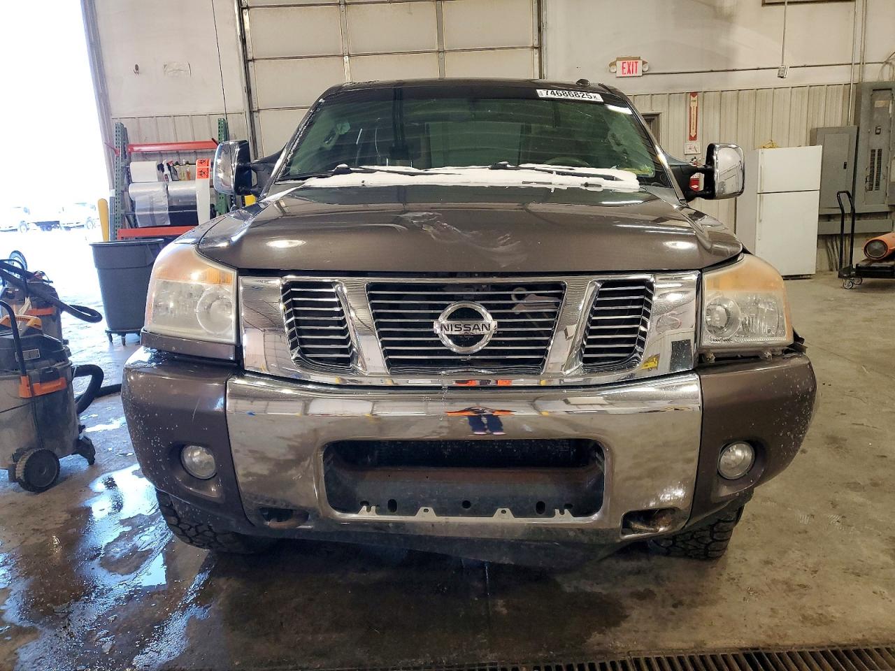 2014 Nissan Titan S Коричневый vin: 1N6BA0EC4EN512618