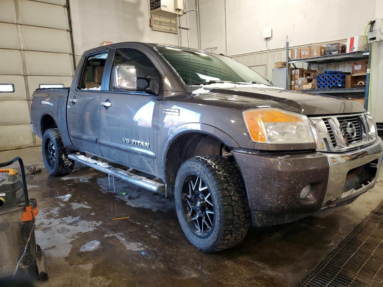 2014 Nissan Titan S Коричневый vin: 1N6BA0EC4EN512618
