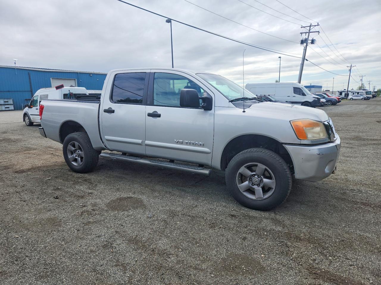 2010 Nissan Titan Se Silver vin: 1N6BA0EC5AN314477