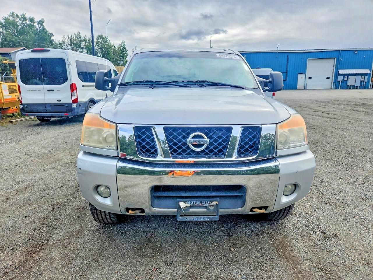 2010 Nissan Titan Se Silver vin: 1N6BA0EC5AN314477