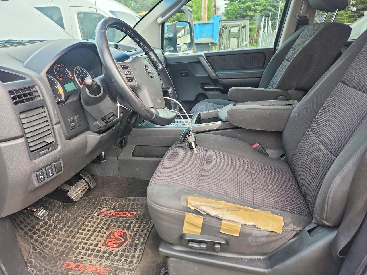 2010 Nissan Titan Se Silver vin: 1N6BA0EC5AN314477