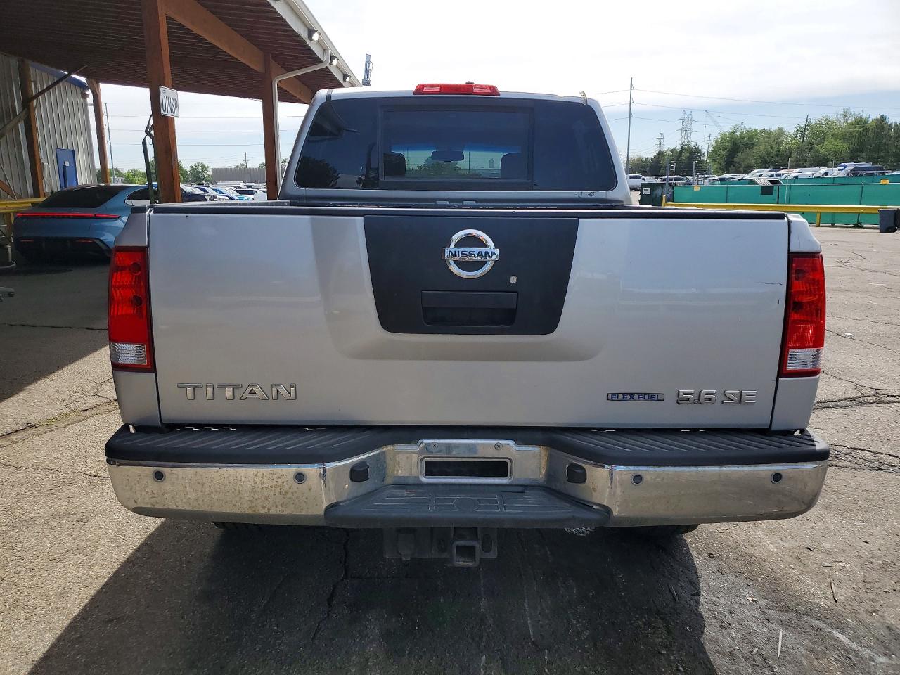 2010 Nissan Titan Se Silver vin: 1N6BA0EC5AN324586