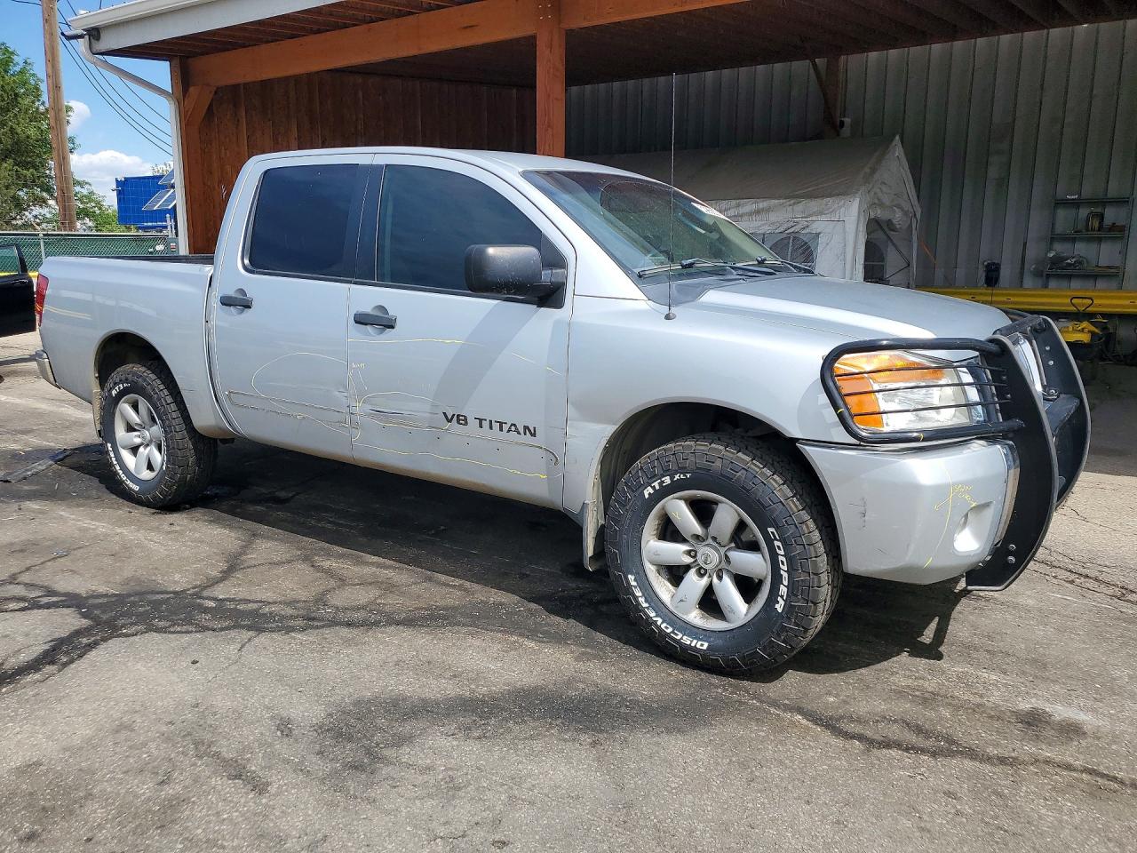 2010 Nissan Titan Se Silver vin: 1N6BA0EC5AN324586
