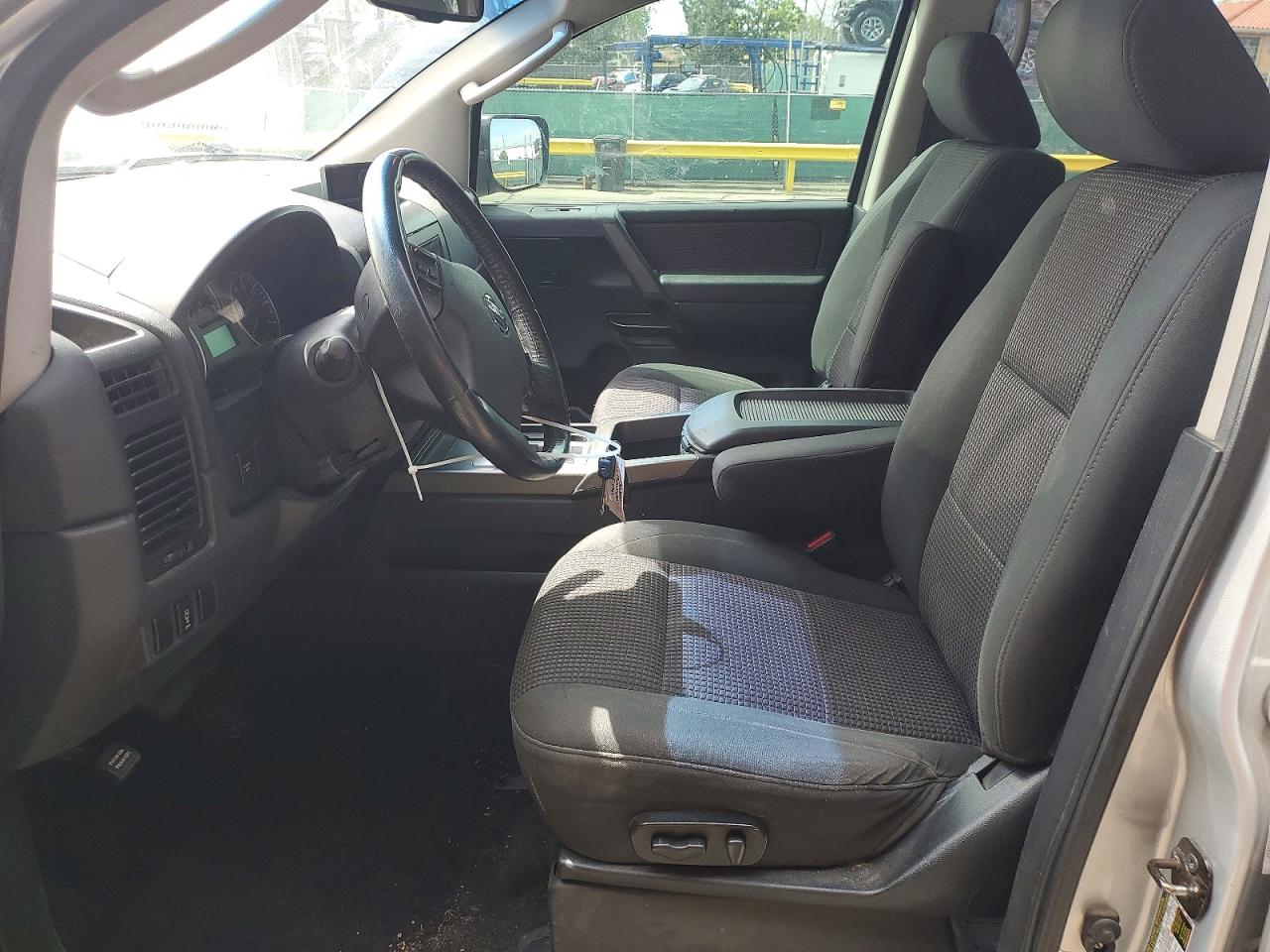 2010 Nissan Titan Se Silver vin: 1N6BA0EC5AN324586