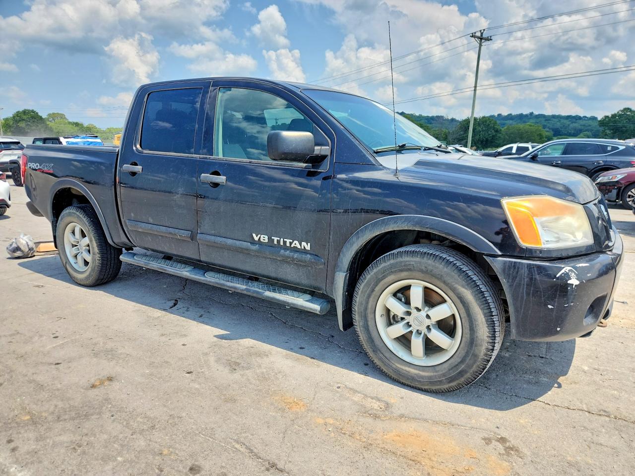 2012 Nissan Titan Sv Black vin: 1N6BA0EC5CN303367