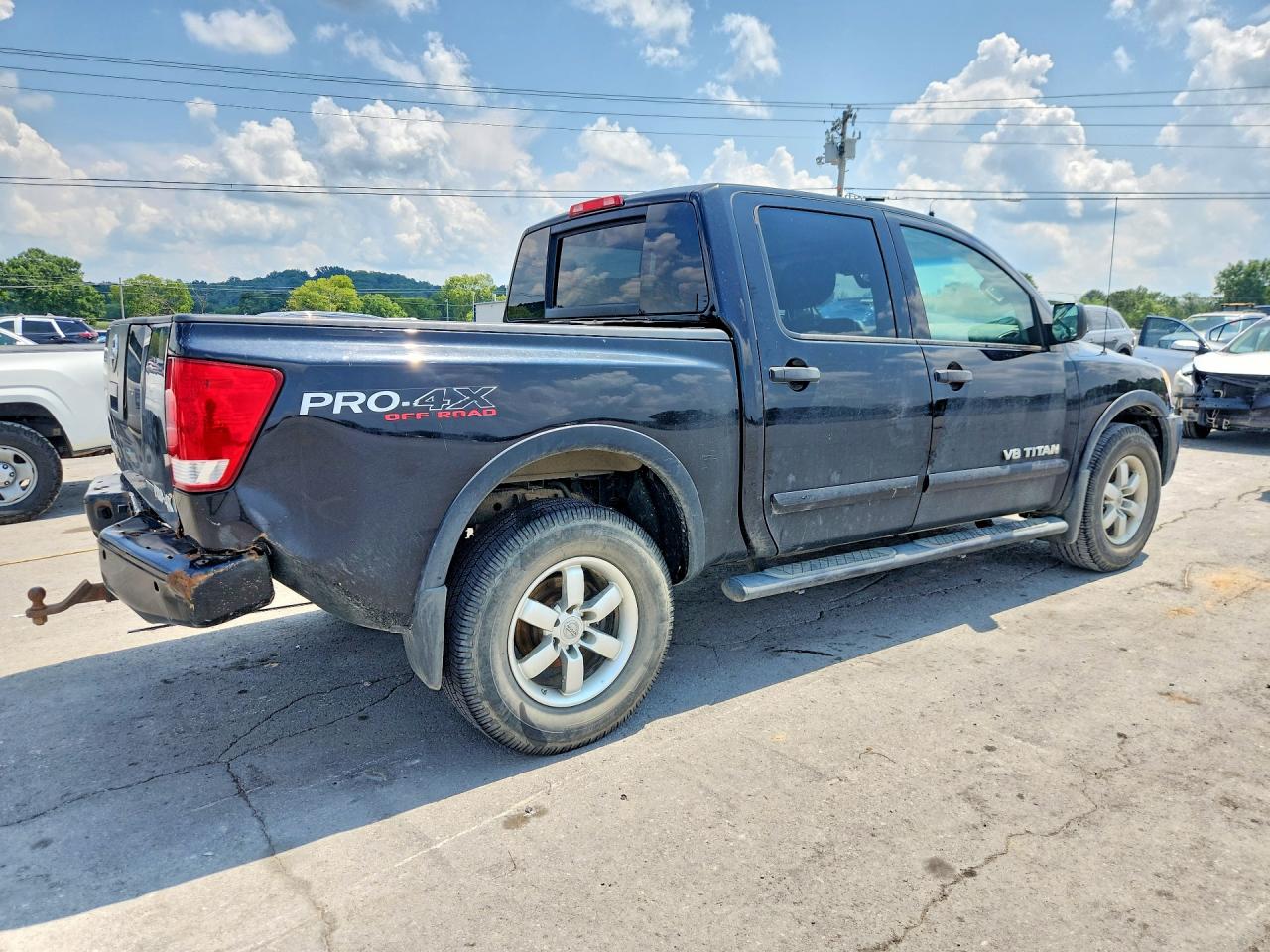 2012 Nissan Titan Sv Black vin: 1N6BA0EC5CN303367