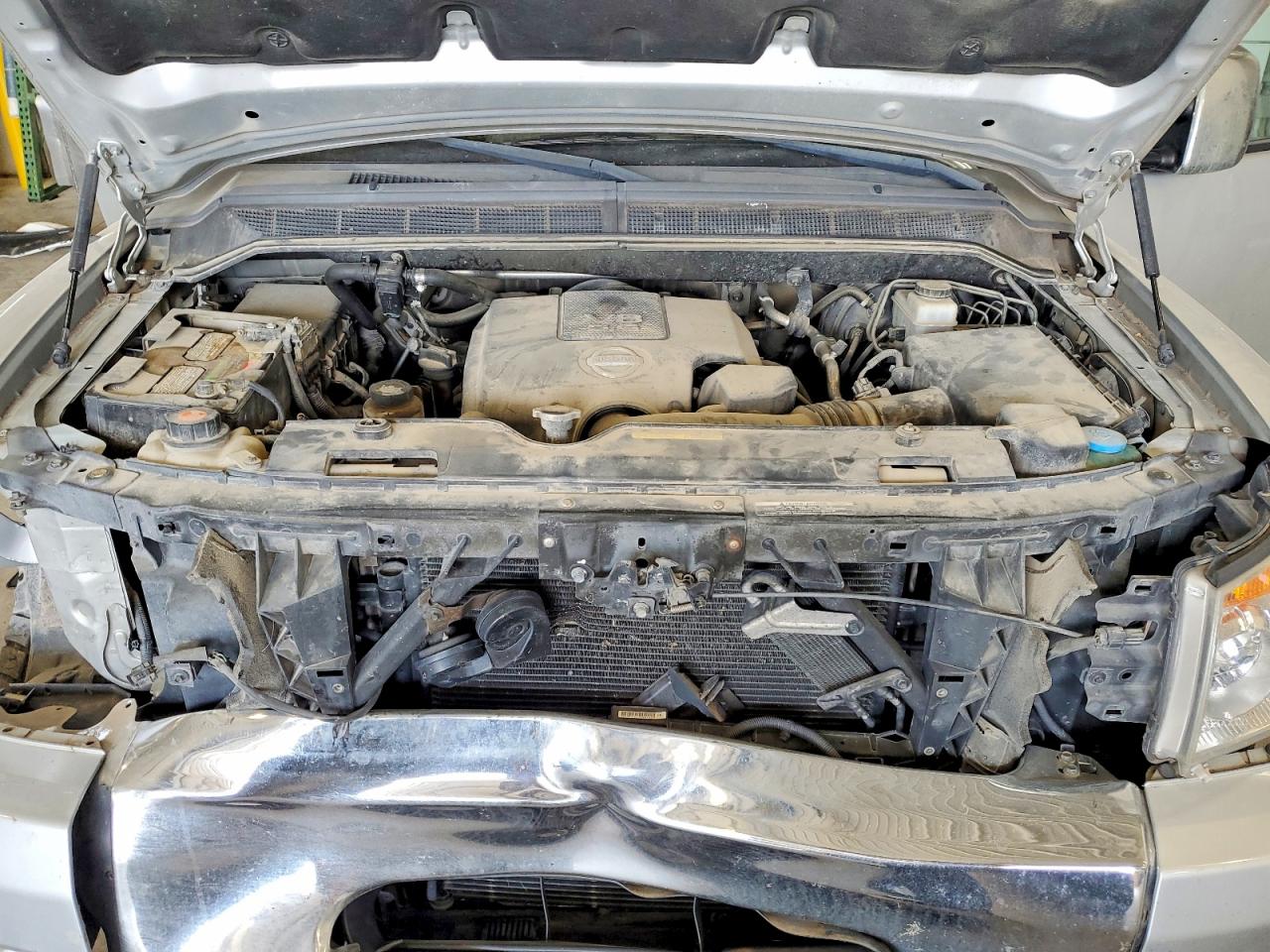 2012 Nissan Titan Sv Серебряный vin: 1N6BA0EC5CN303997