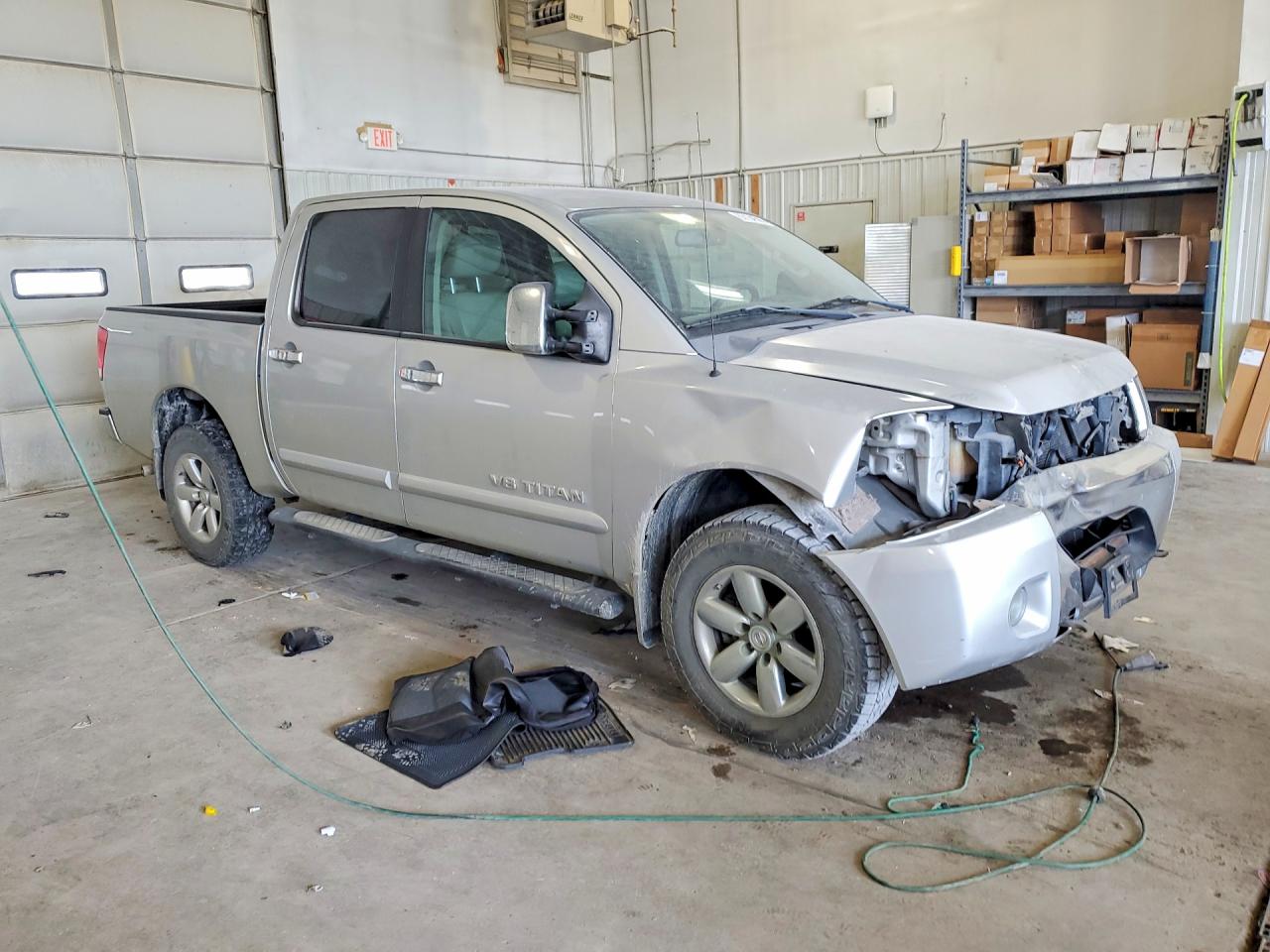 2012 Nissan Titan Sv Серебряный vin: 1N6BA0EC5CN303997