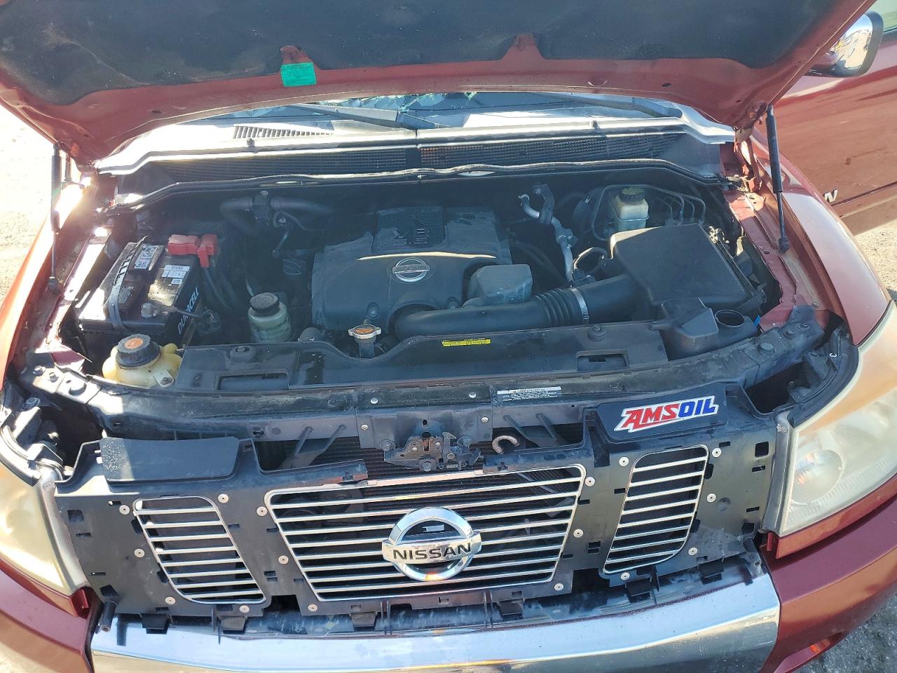 2014 Nissan Titan Sv Red vin: 1N6BA0EC5EN510361