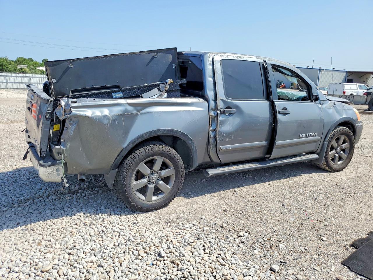 2014 Nissan Titan S Gray vin: 1N6BA0EC5FN511544