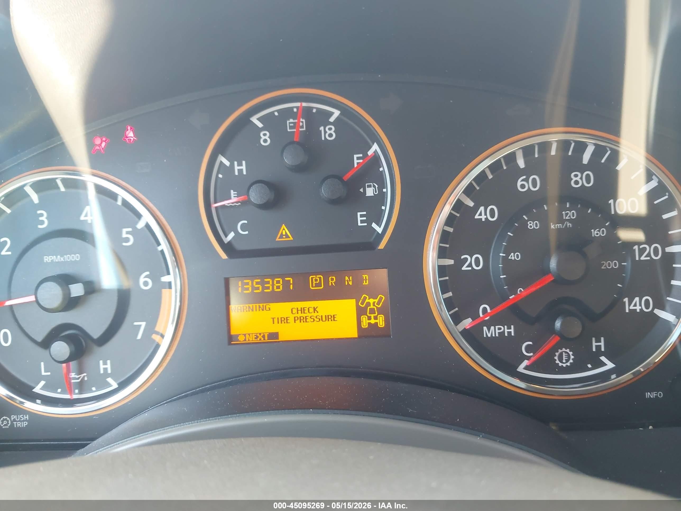 2015 Nissan Titan Sl Red vin: 1N6BA0EC5FN511740