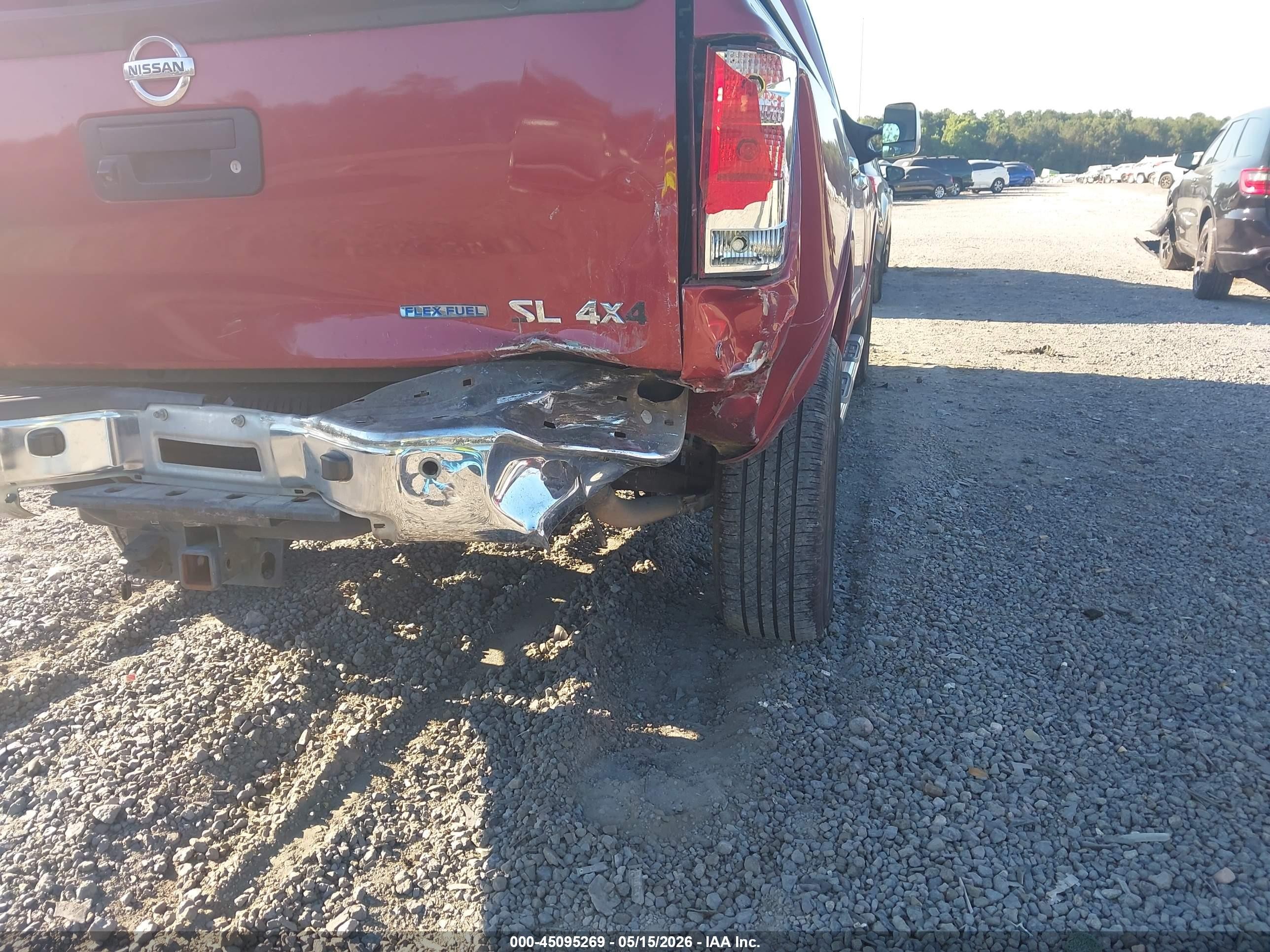 2015 Nissan Titan Sl Red vin: 1N6BA0EC5FN511740