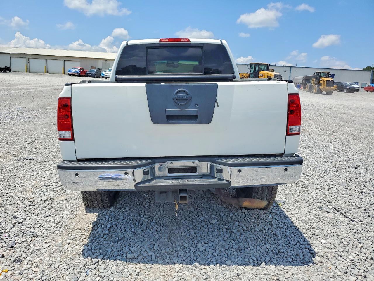 2012 Nissan Titan Sv White vin: 1N6BA0EC6CN307640