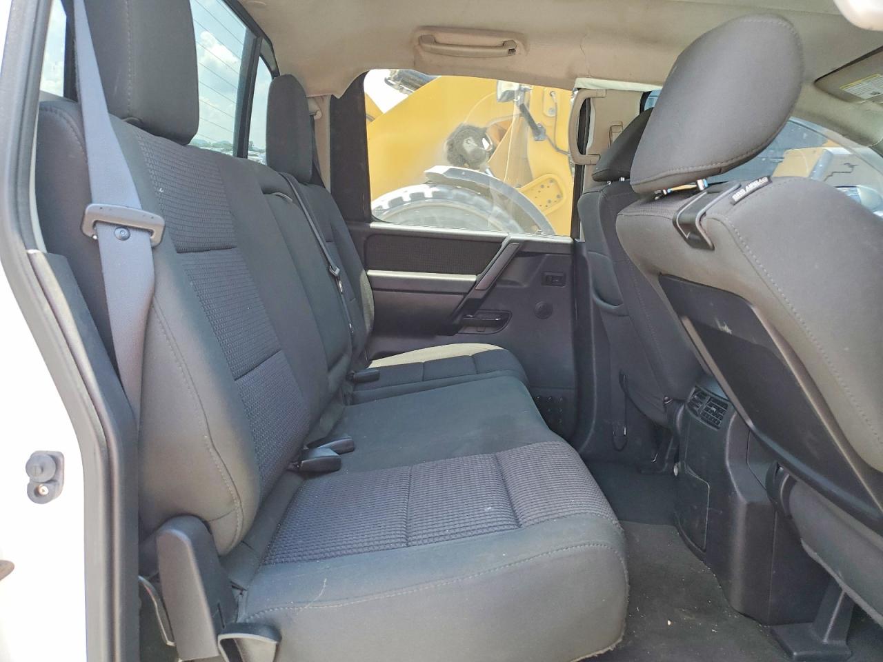 2012 Nissan Titan Sv White vin: 1N6BA0EC6CN307640