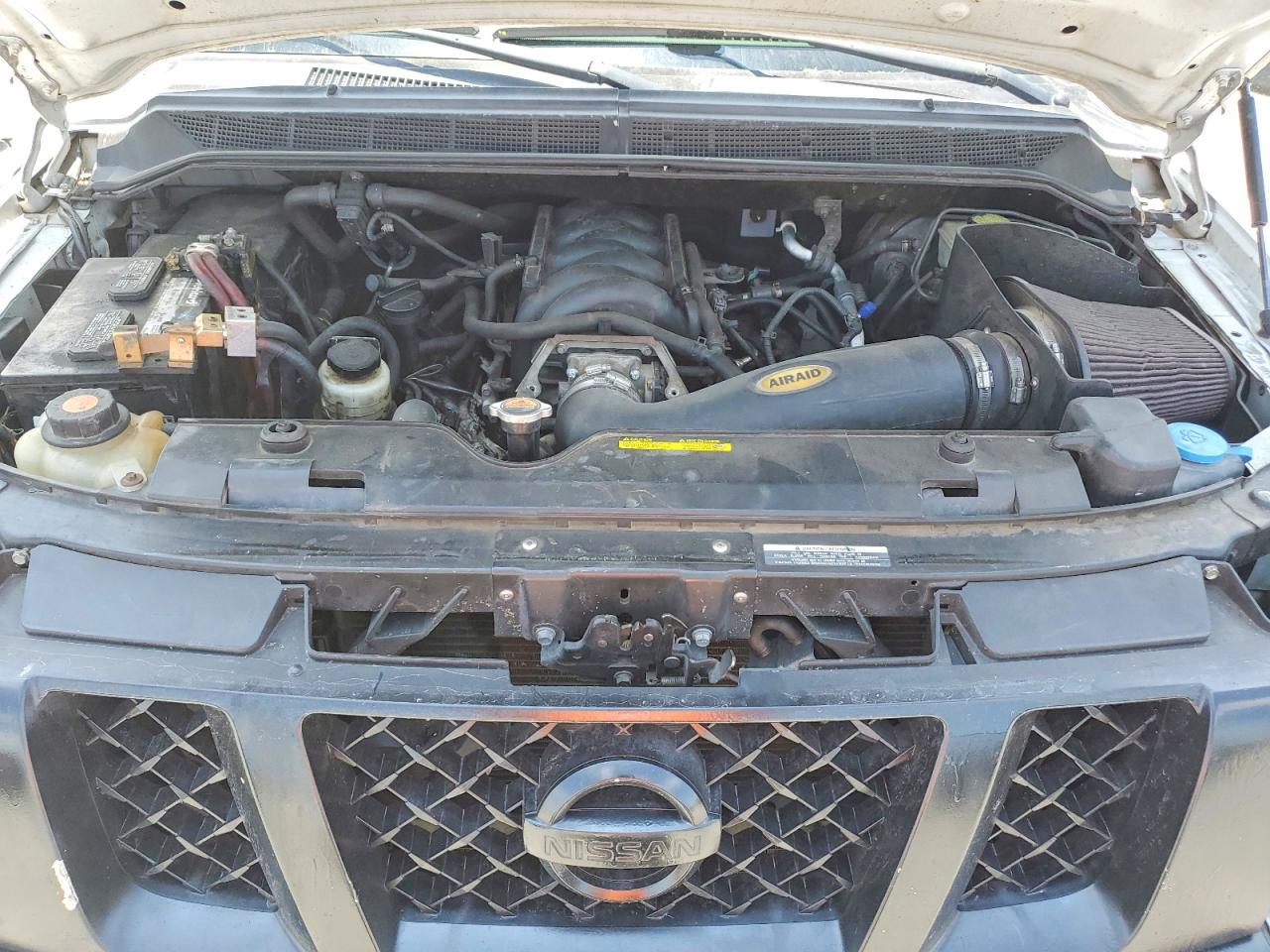 2012 Nissan Titan Sv White vin: 1N6BA0EC6CN307640