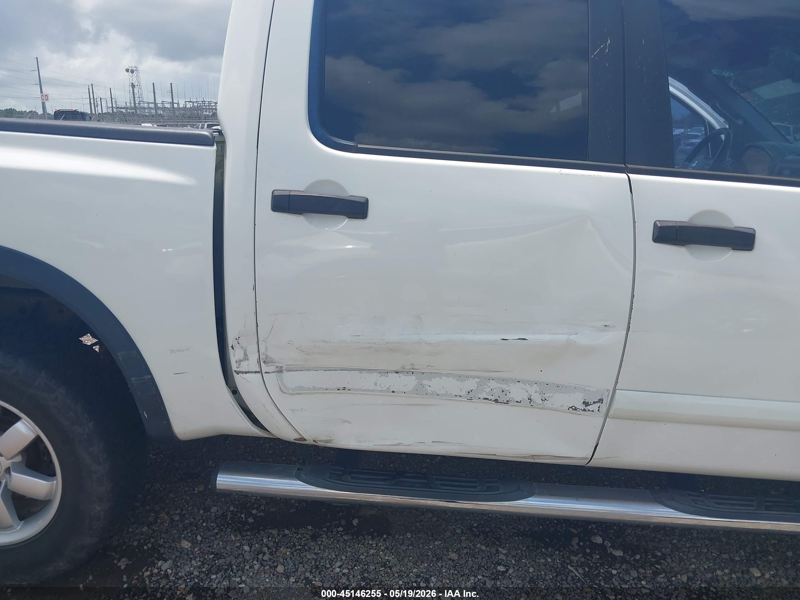 2012 Nissan Titan Pro-4x White vin: 1N6BA0EC6CN317438