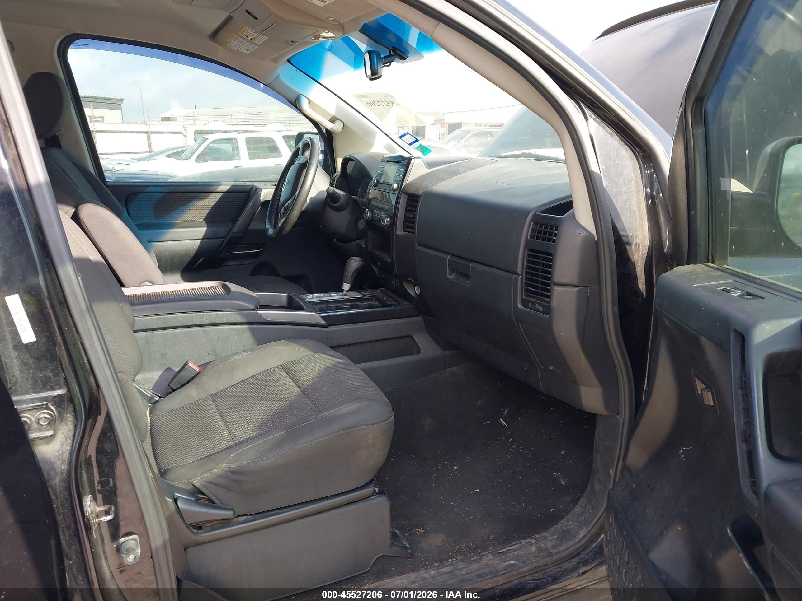 2014 Nissan Titan Sv Black vin: 1N6BA0EC6EN502544