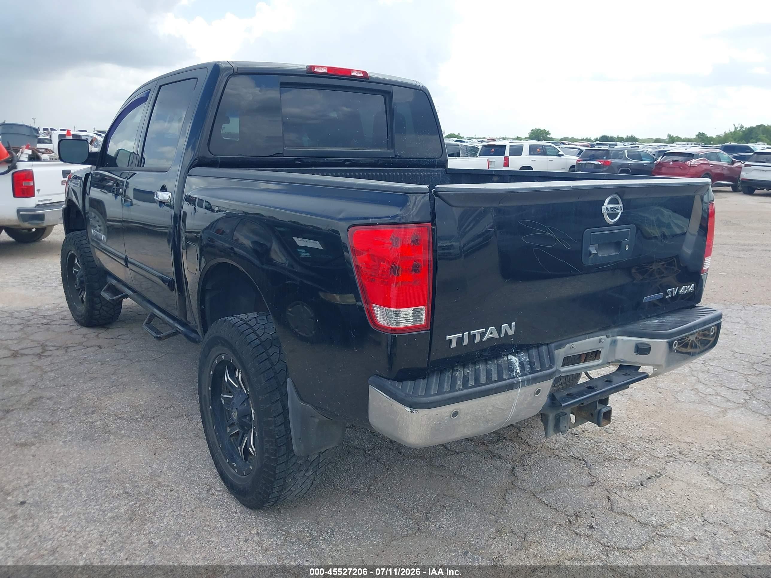 2014 Nissan Titan Sv Black vin: 1N6BA0EC6EN502544