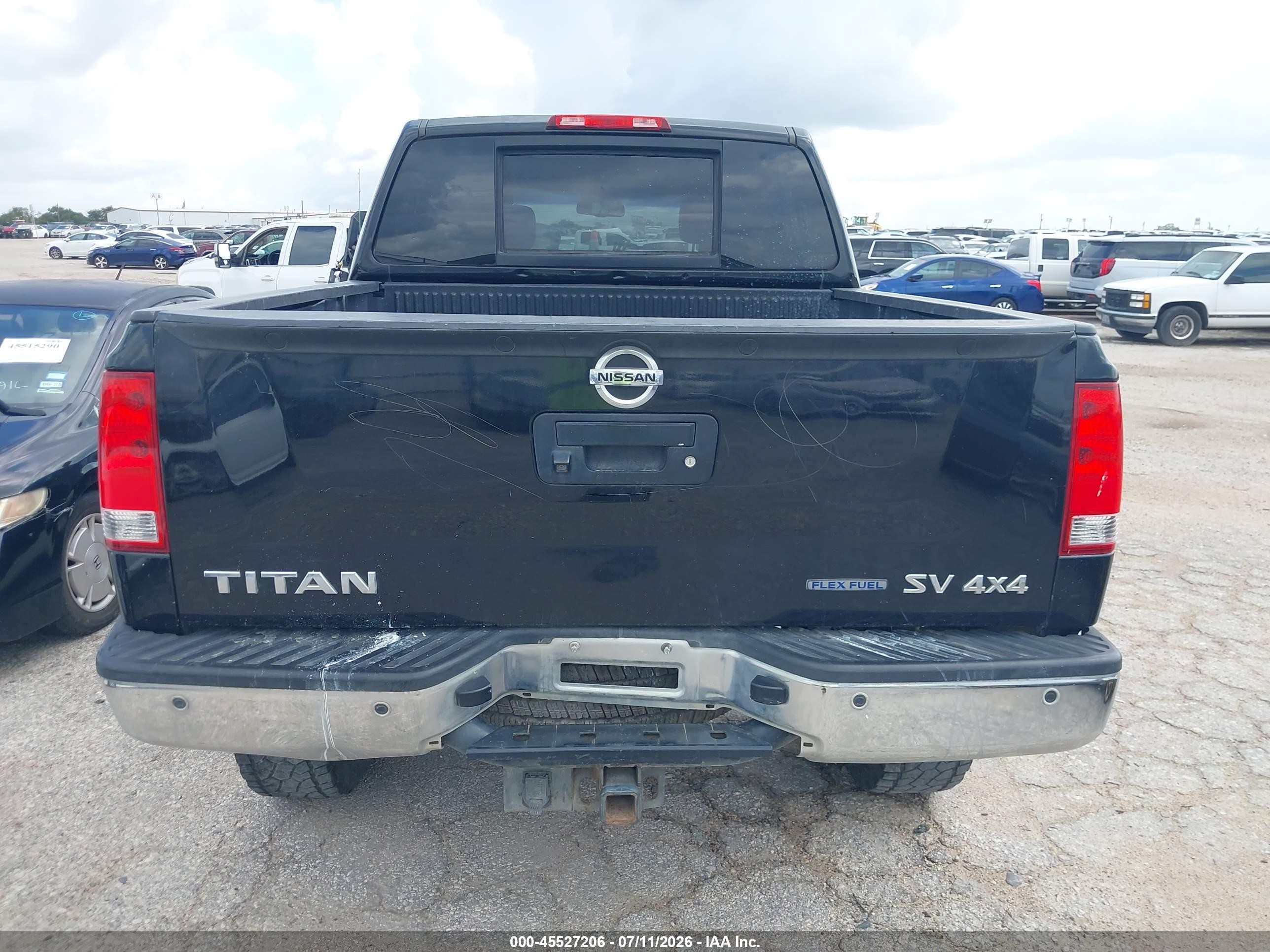 2014 Nissan Titan Sv Black vin: 1N6BA0EC6EN502544