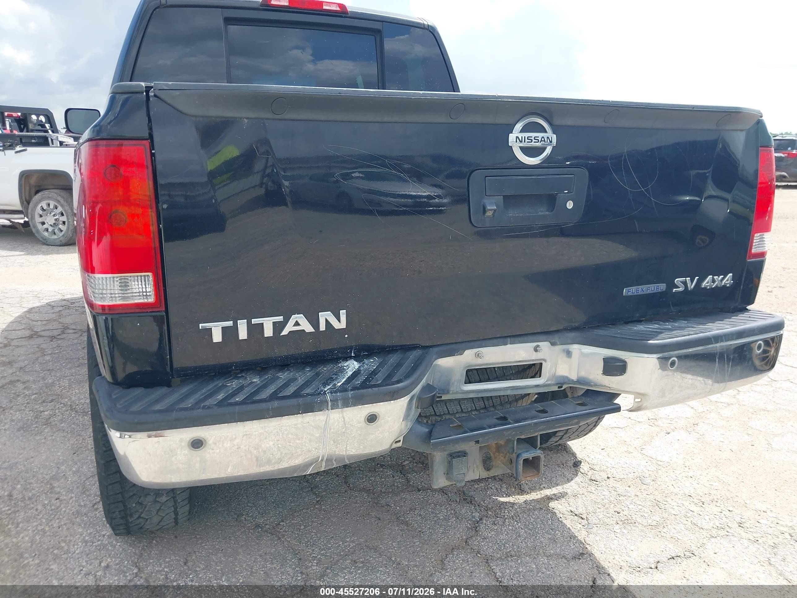 2014 Nissan Titan Sv Black vin: 1N6BA0EC6EN502544