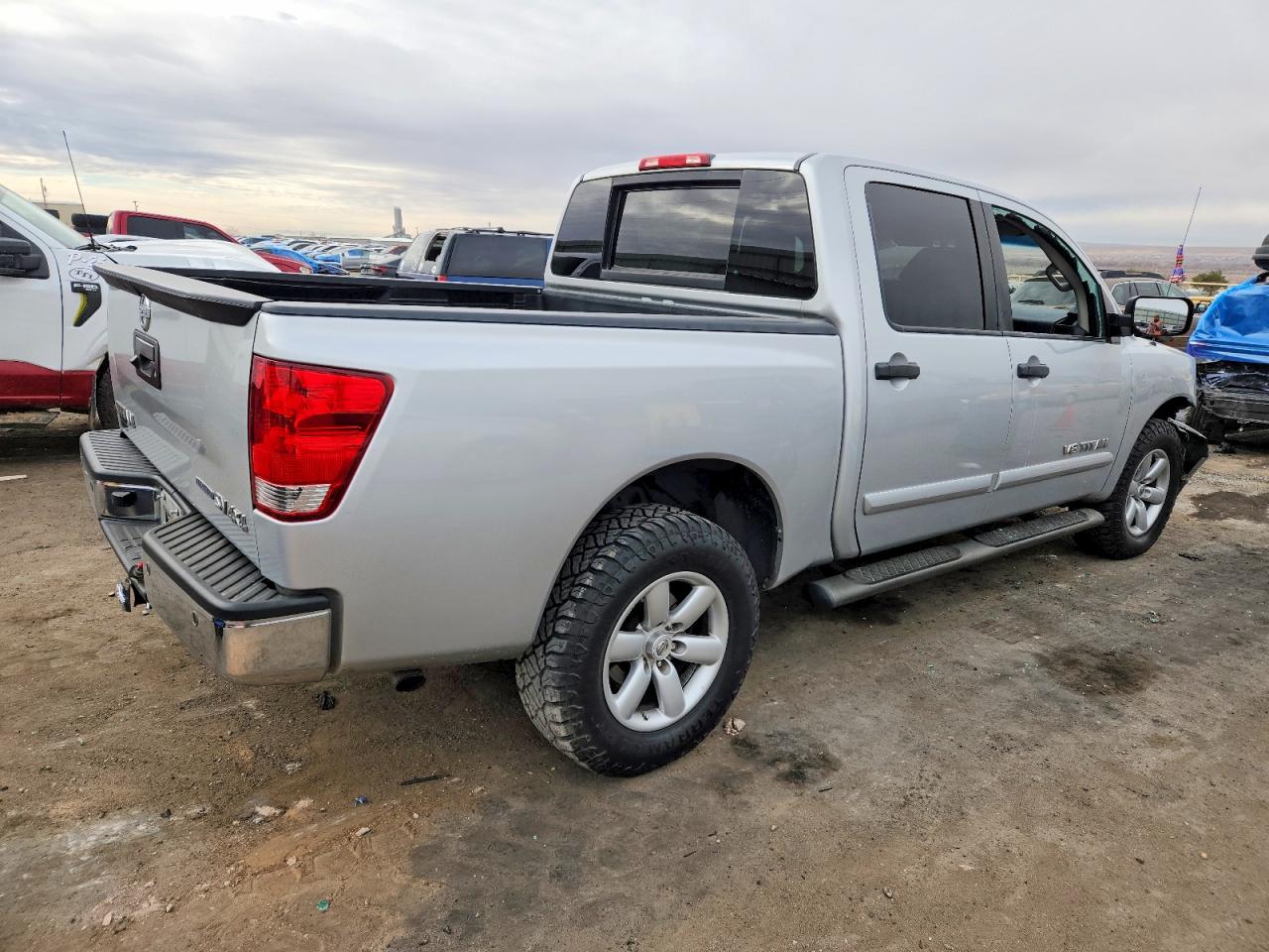 2014 Nissan Titan S Silver vin: 1N6BA0EC6EN512572