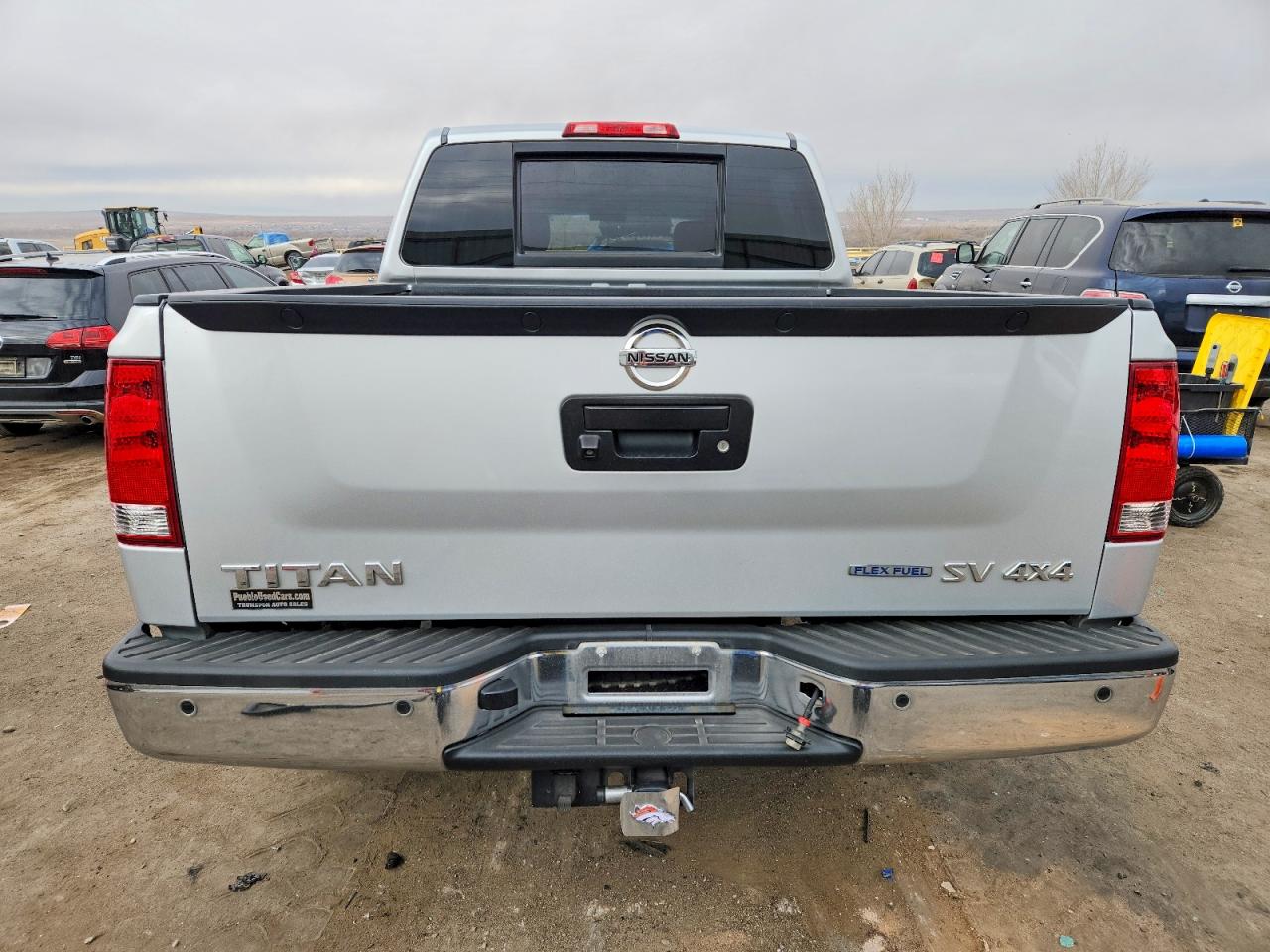 2014 Nissan Titan S Silver vin: 1N6BA0EC6EN512572