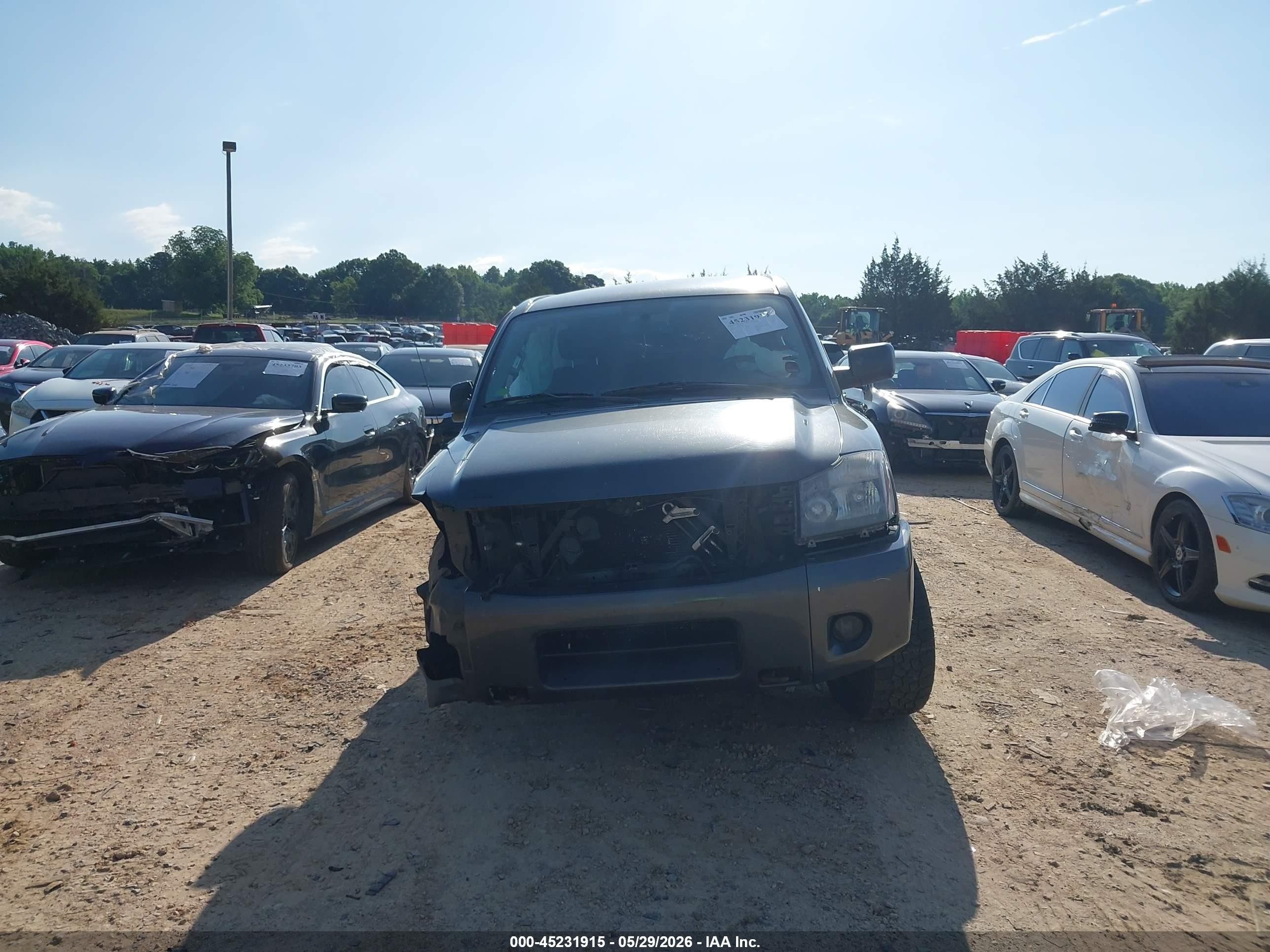 2012 Nissan Titan Pro-4x Gray vin: 1N6BA0EC7CN305606