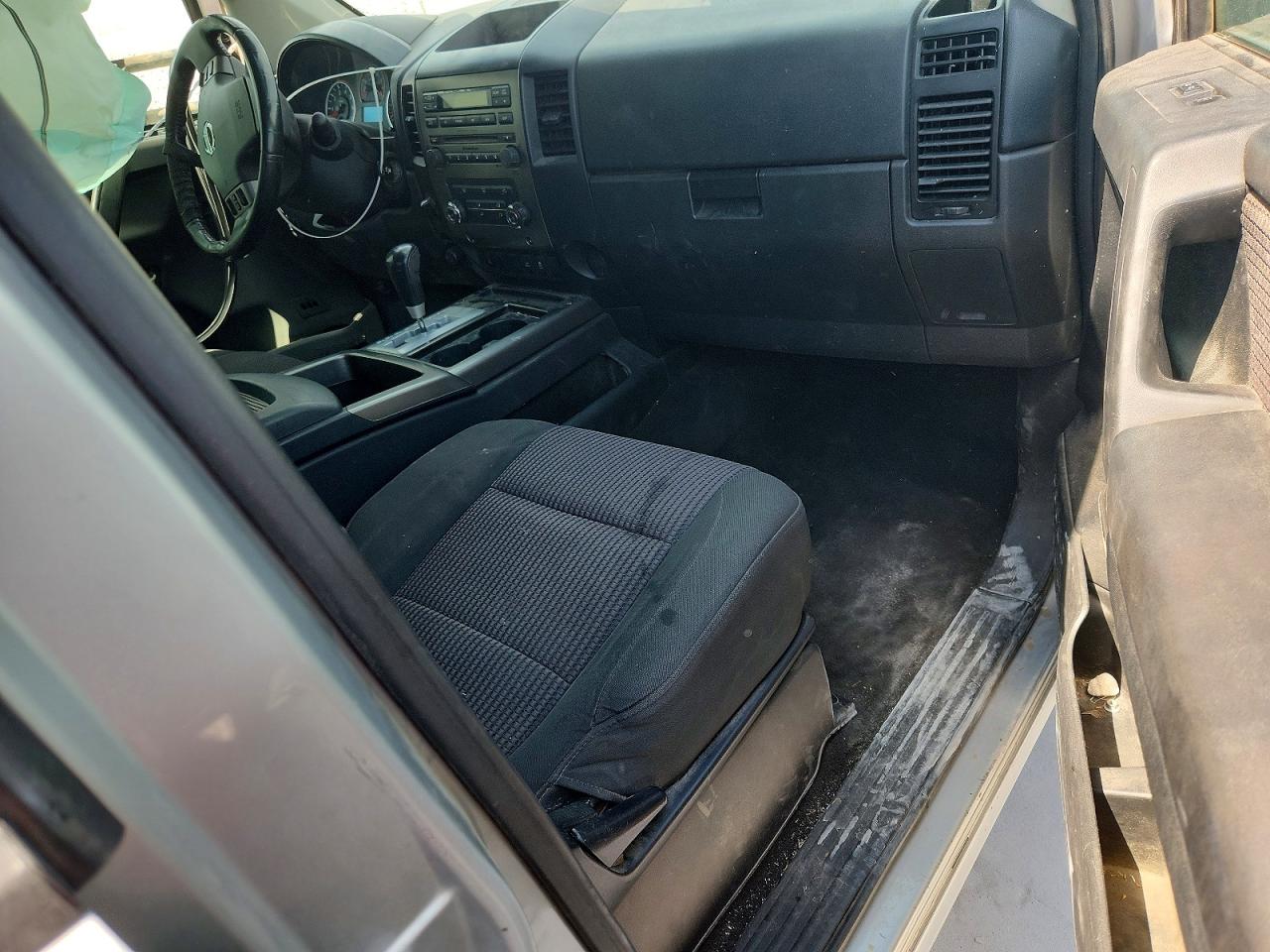 2012 Nissan Titan Sv Silver vin: 1N6BA0EC7CN319988