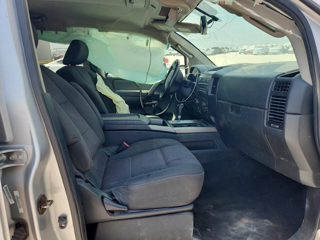 2012 Nissan Titan Sv Silver vin: 1N6BA0EC7CN319988