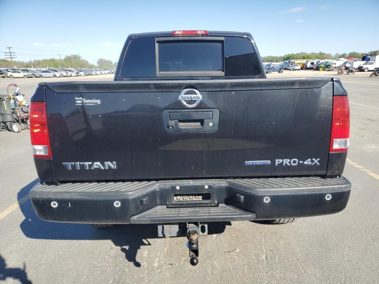 2014 Nissan Titan Pro-4x Black vin: 1N6BA0EC7EN511205 Damage: Lift Gate, Chipped, 3