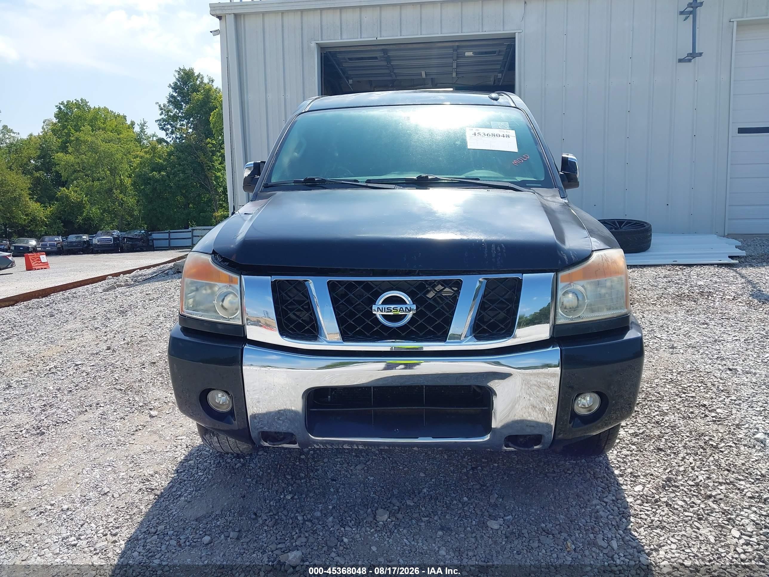 2015 Nissan Titan Sl Black vin: 1N6BA0EC7FN508502