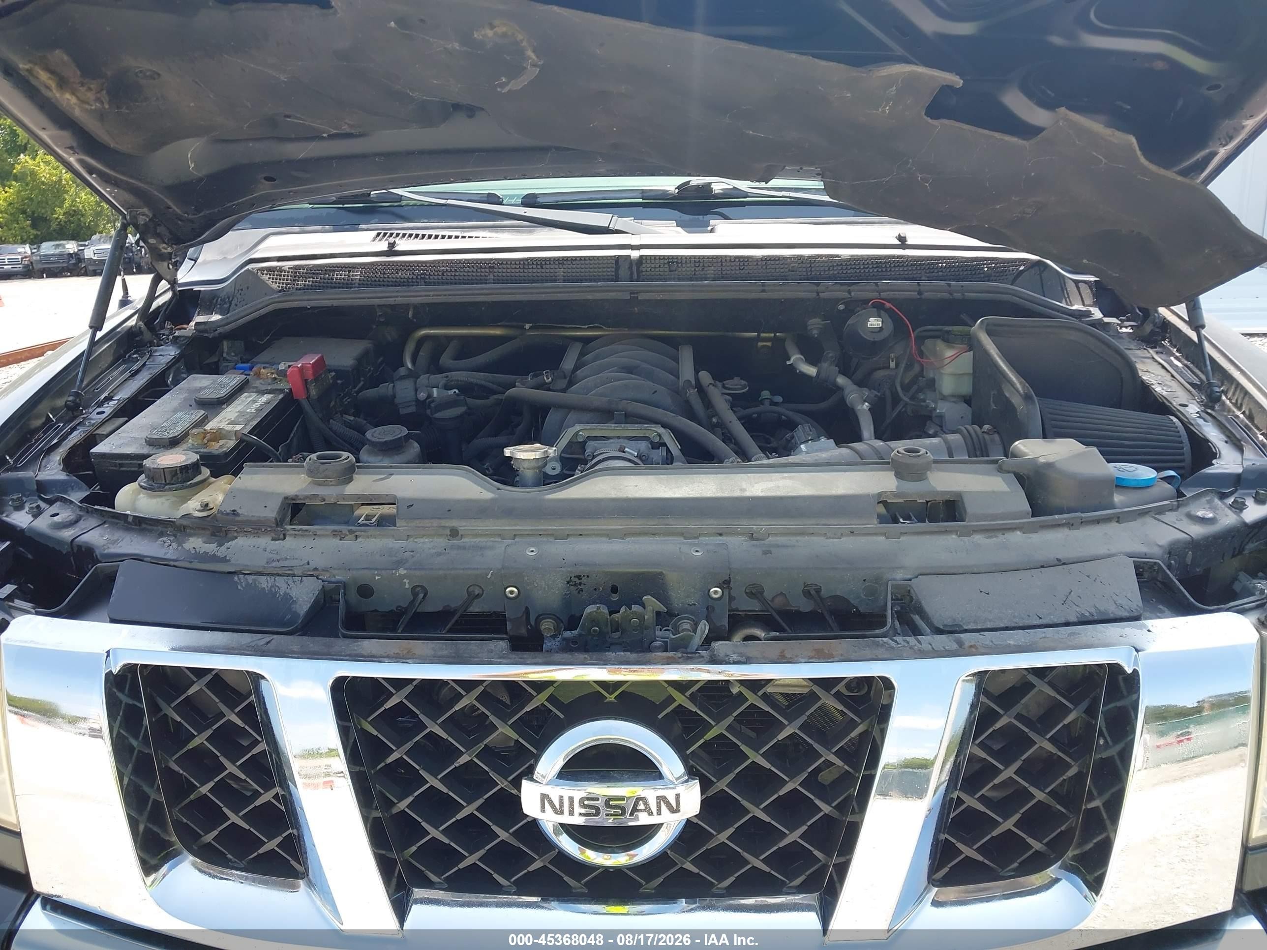 2015 Nissan Titan Sl Black vin: 1N6BA0EC7FN508502