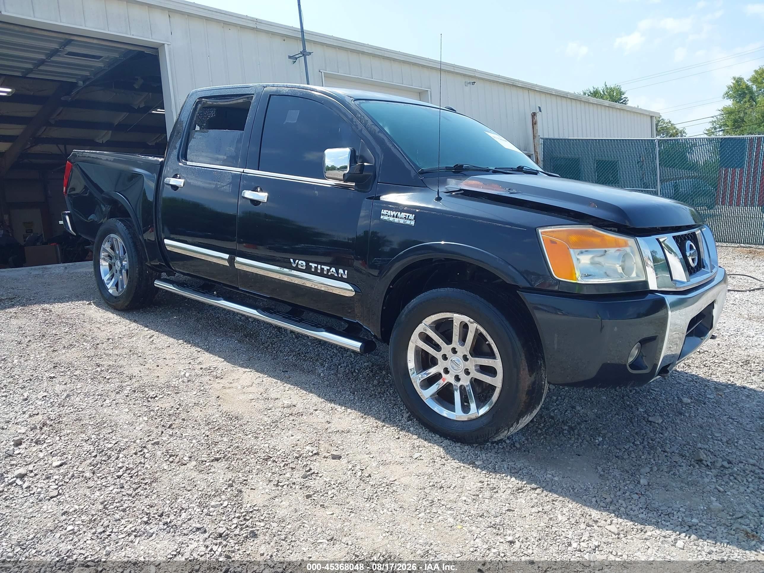 2015 Nissan Titan Sl Black vin: 1N6BA0EC7FN508502