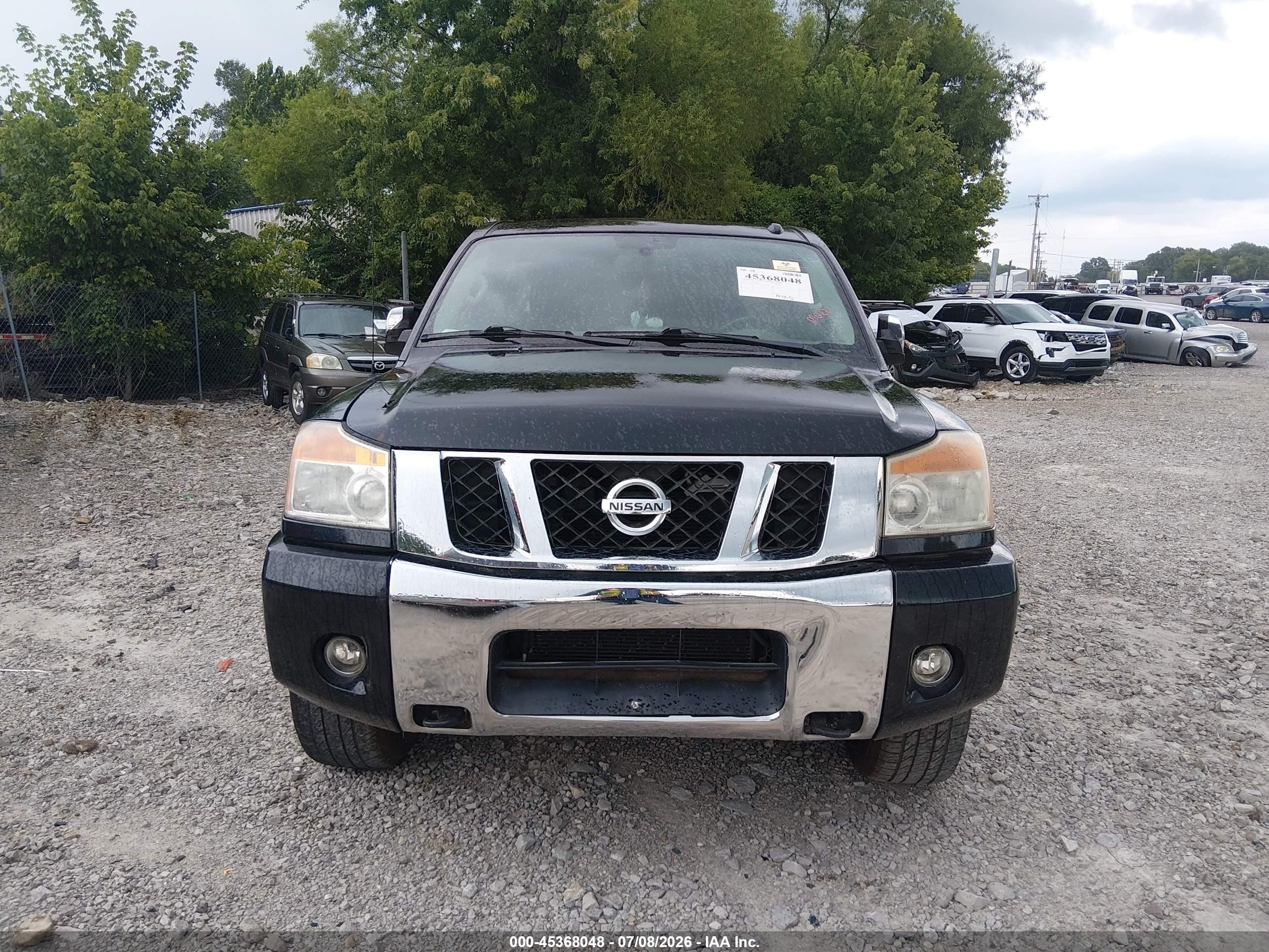 2015 Nissan Titan Sl Black vin: 1N6BA0EC7FN508502