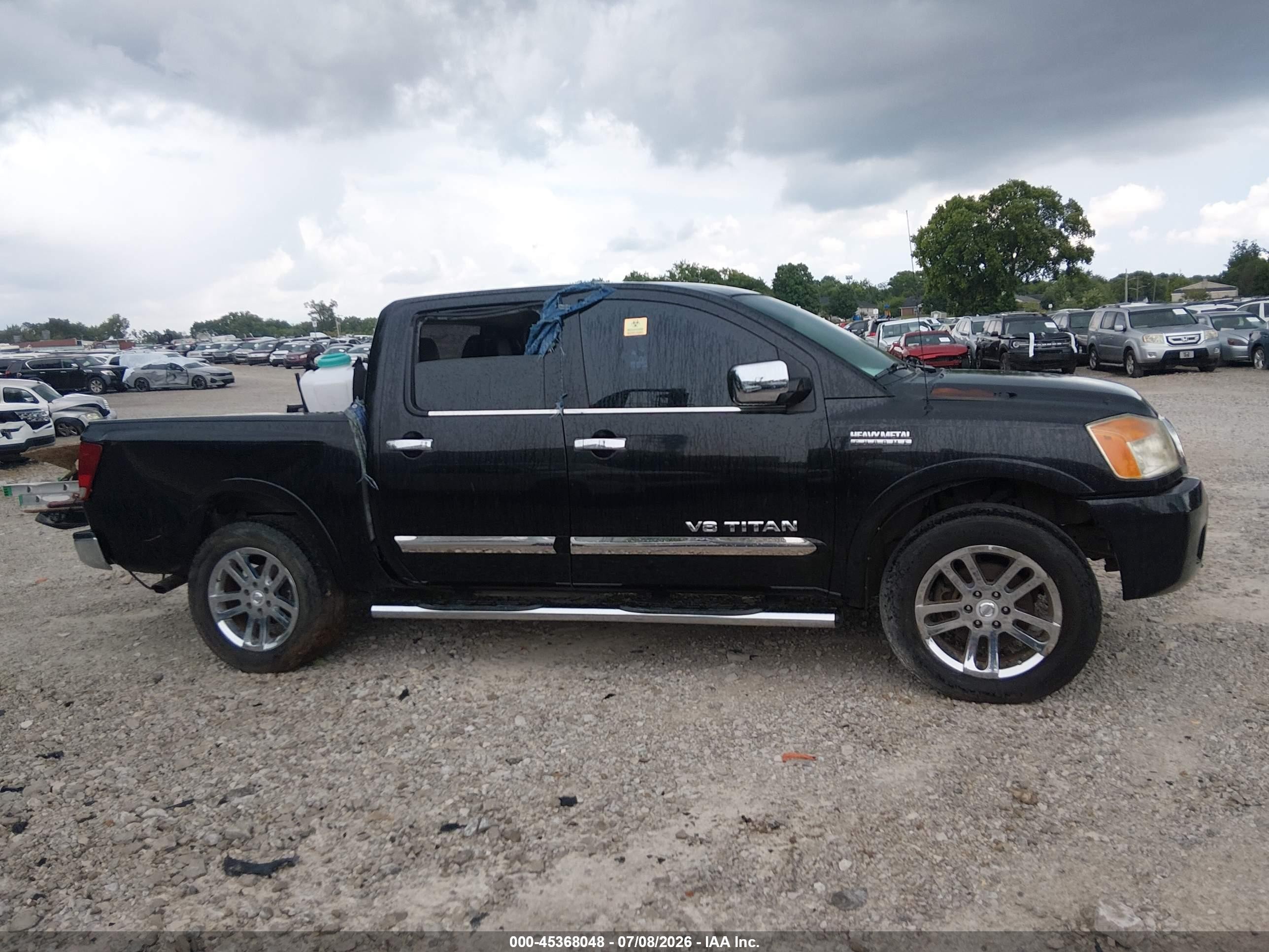 2015 Nissan Titan Sl Black vin: 1N6BA0EC7FN508502