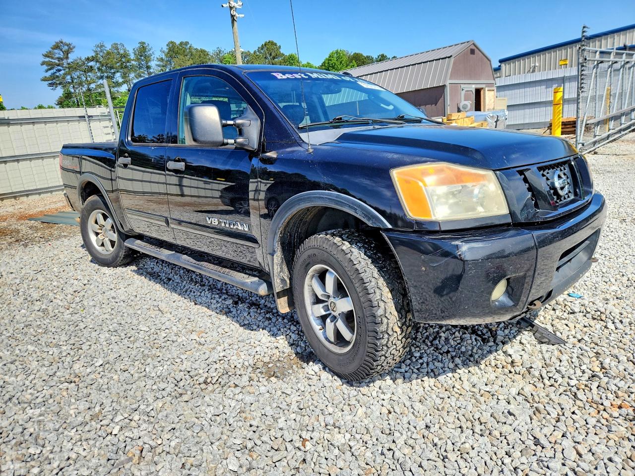 2011 Nissan Titan Sv Black vin: 1N6BA0EC8BN300056