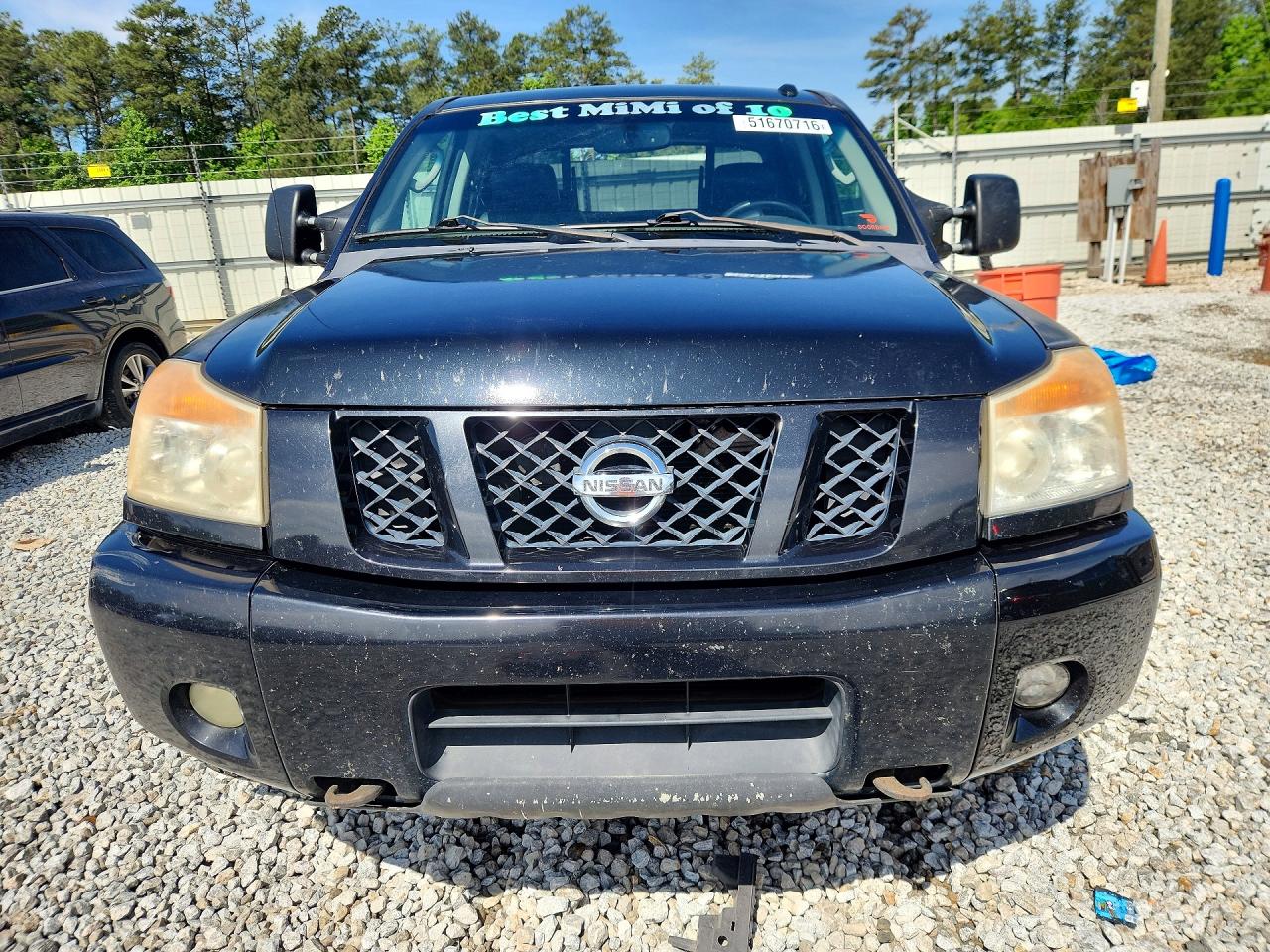2011 Nissan Titan Sv Black vin: 1N6BA0EC8BN300056