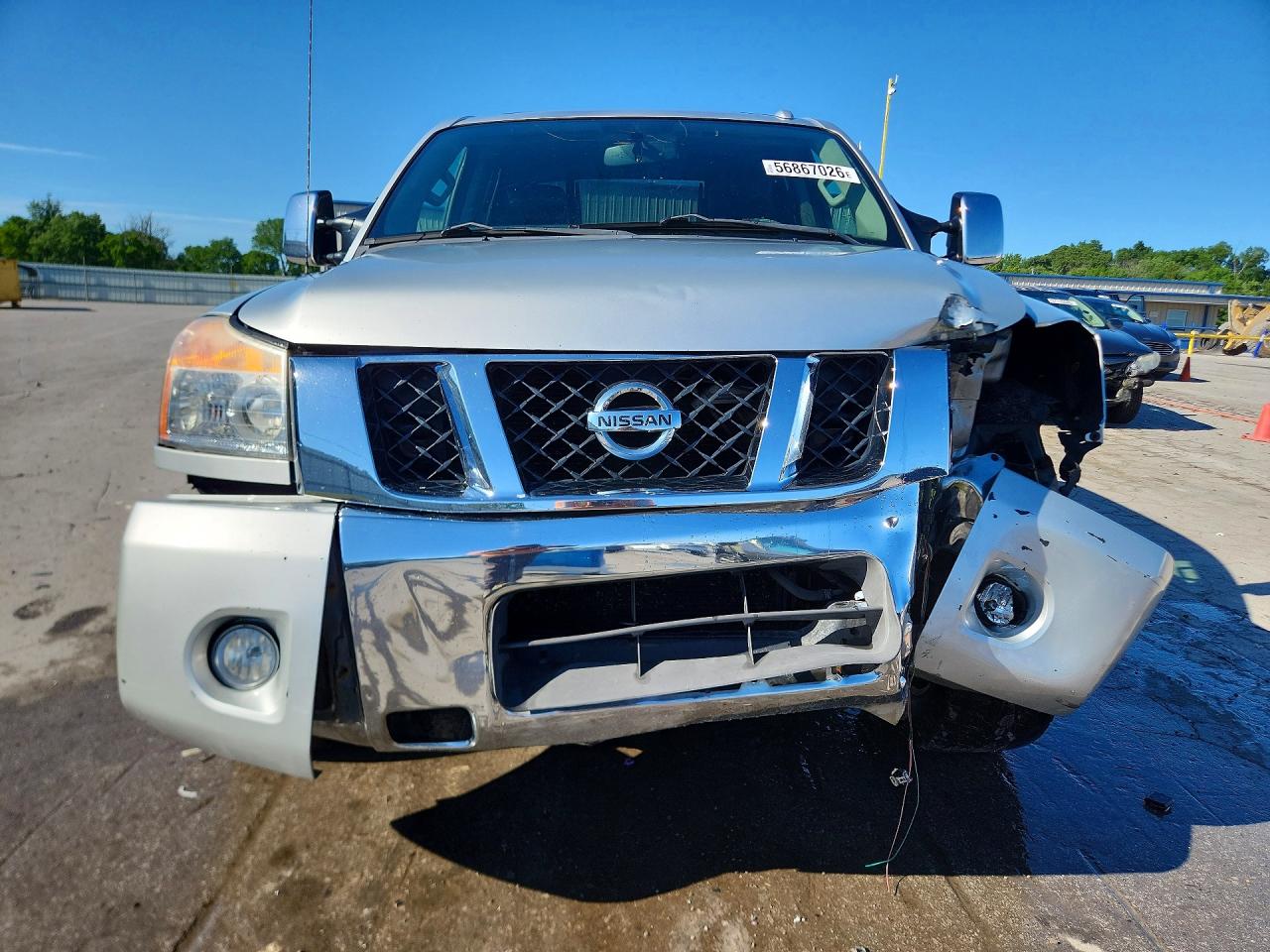 2012 Nissan Titan Sv Silver vin: 1N6BA0EC8CN323371